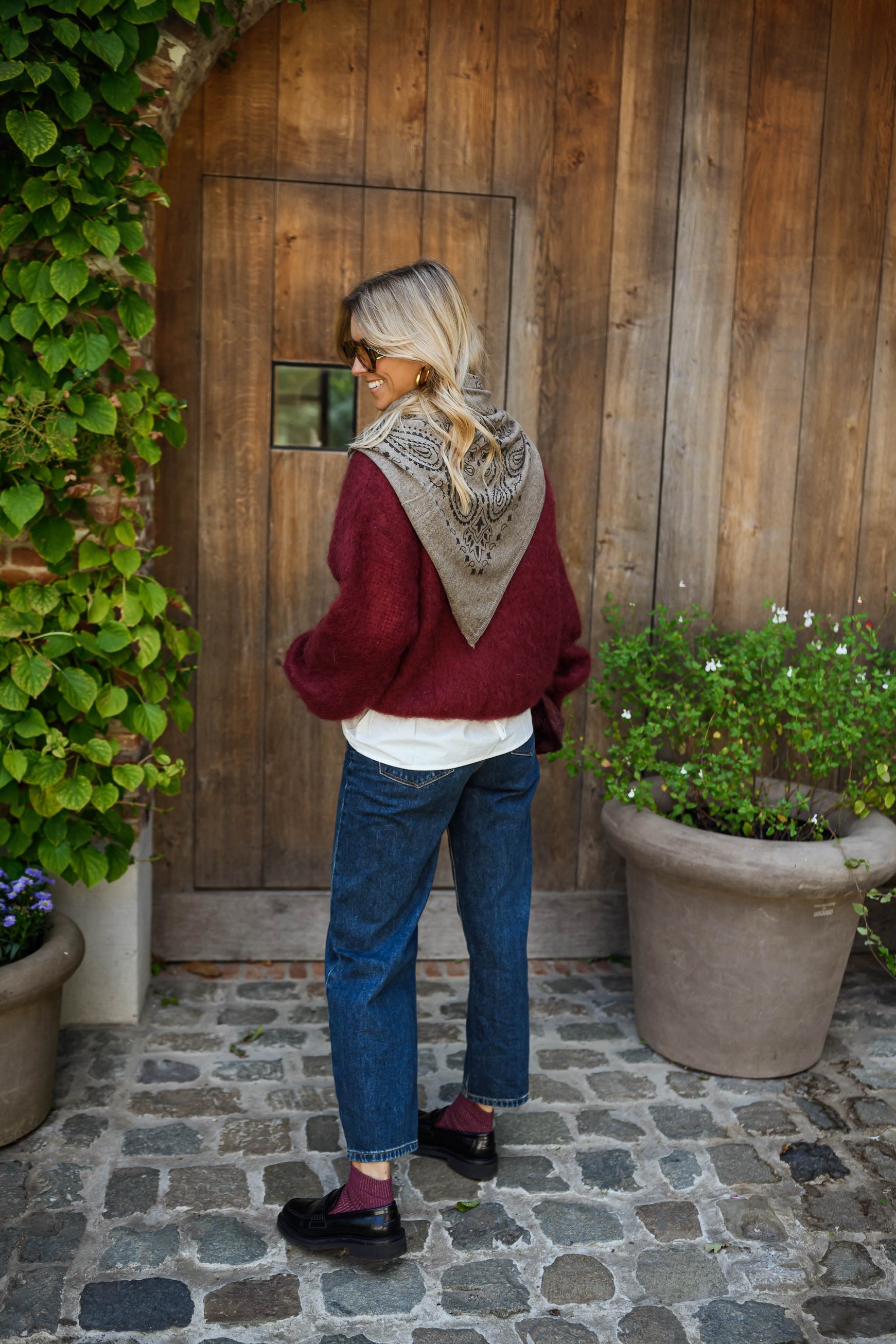 Burgundy Pieter Sweater