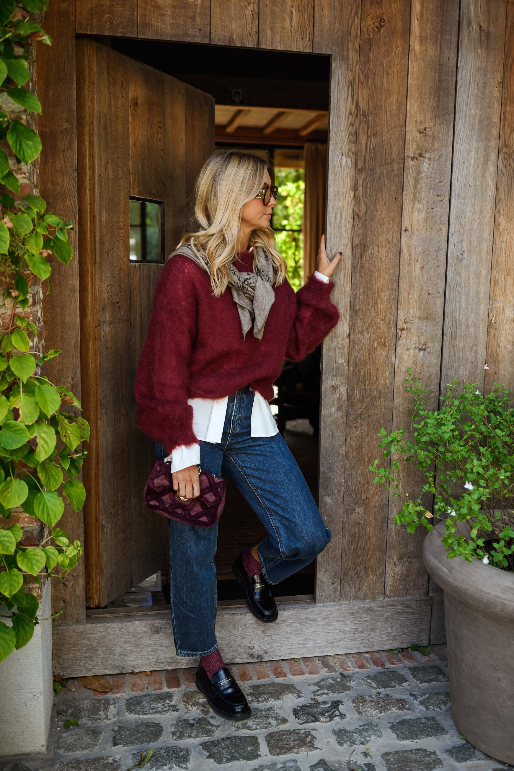 Burgundy Pieter Sweater