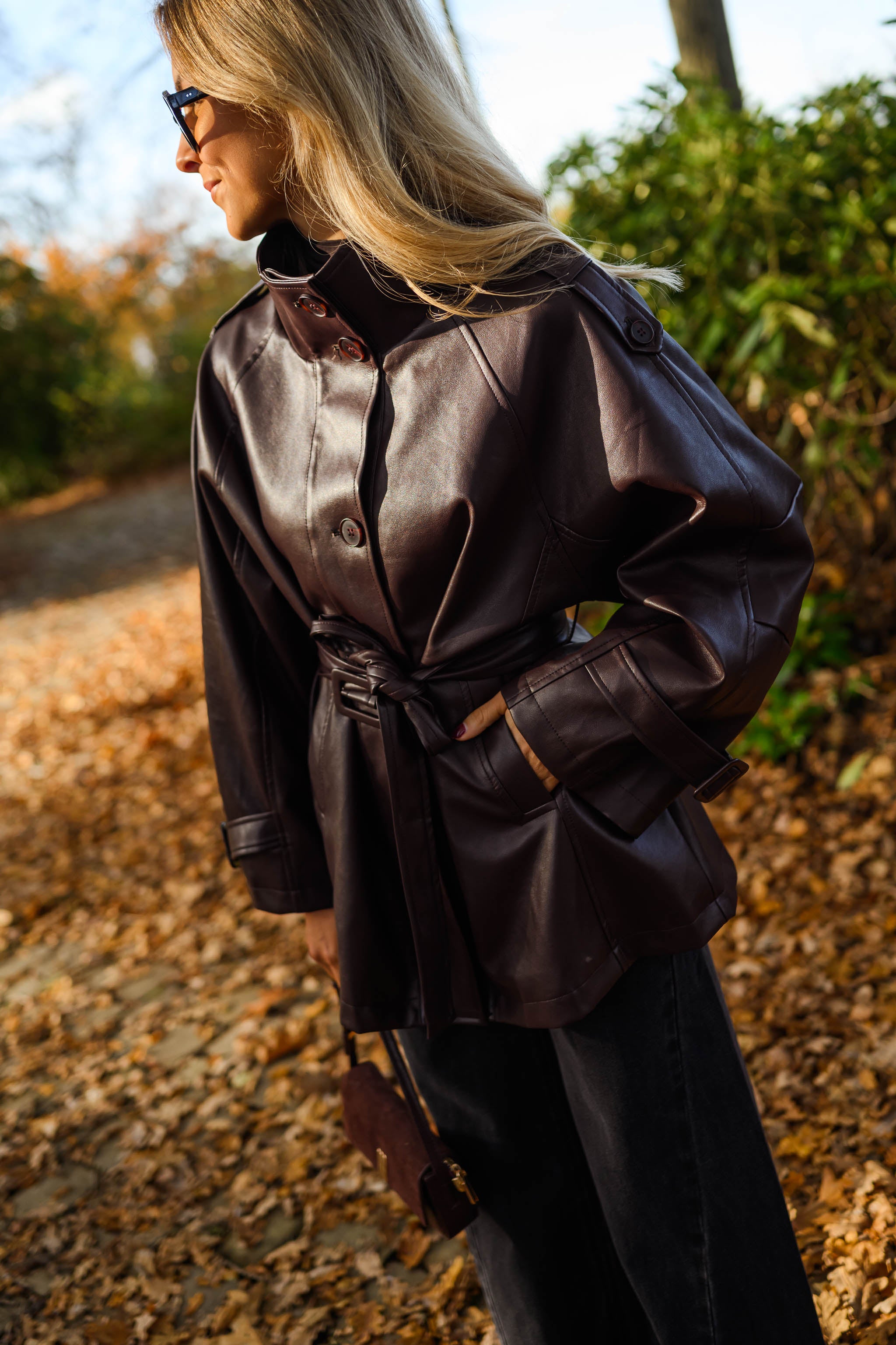 Burgundy Rachelle Jacket