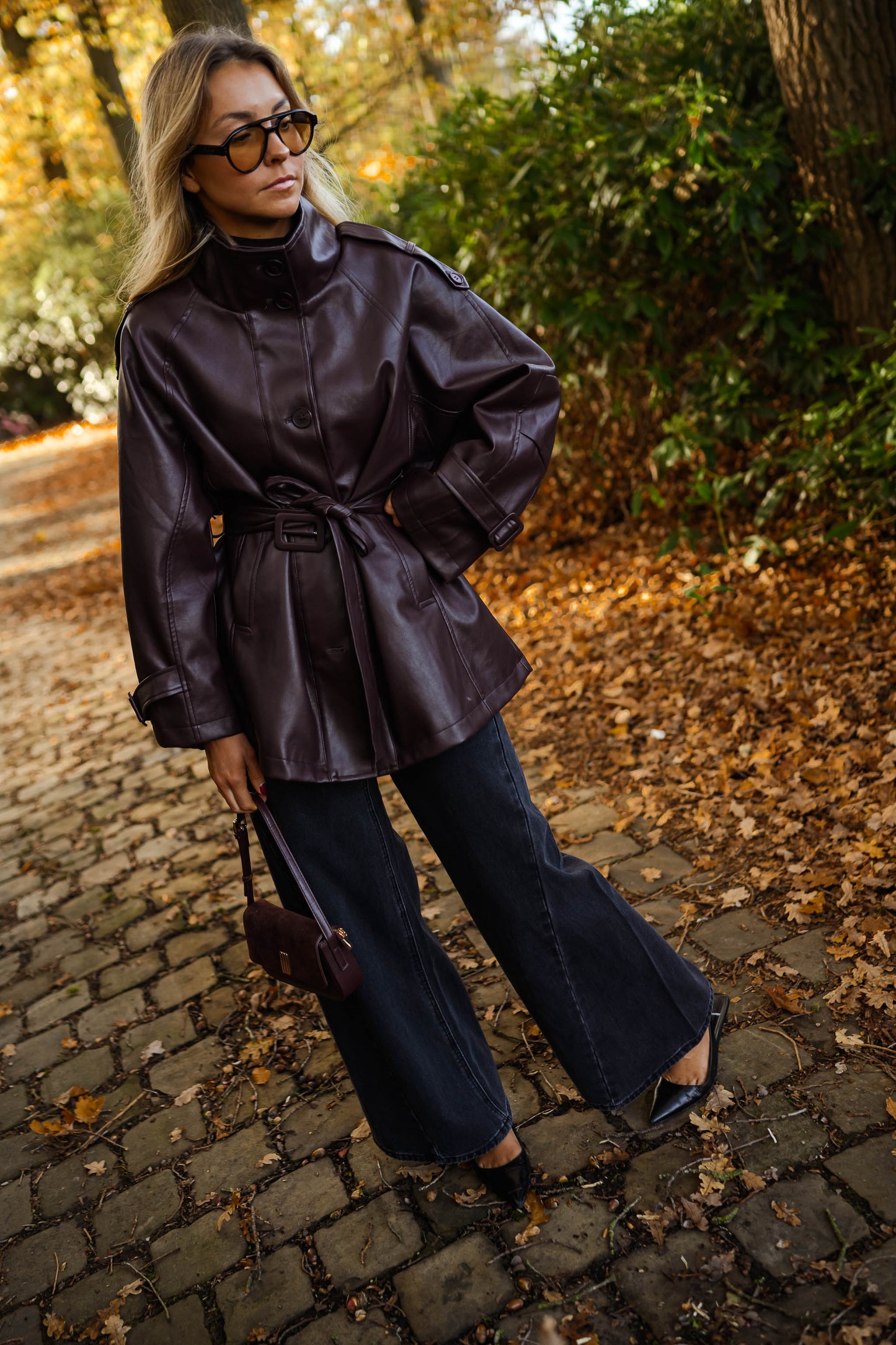 Burgundy Rachelle Jacket