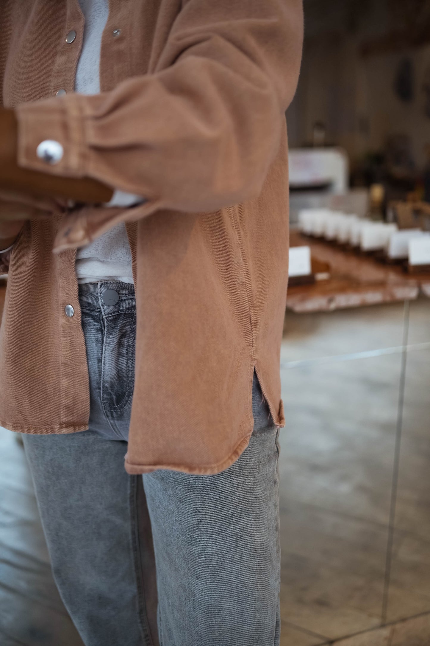 Camel Gabin Overshirt