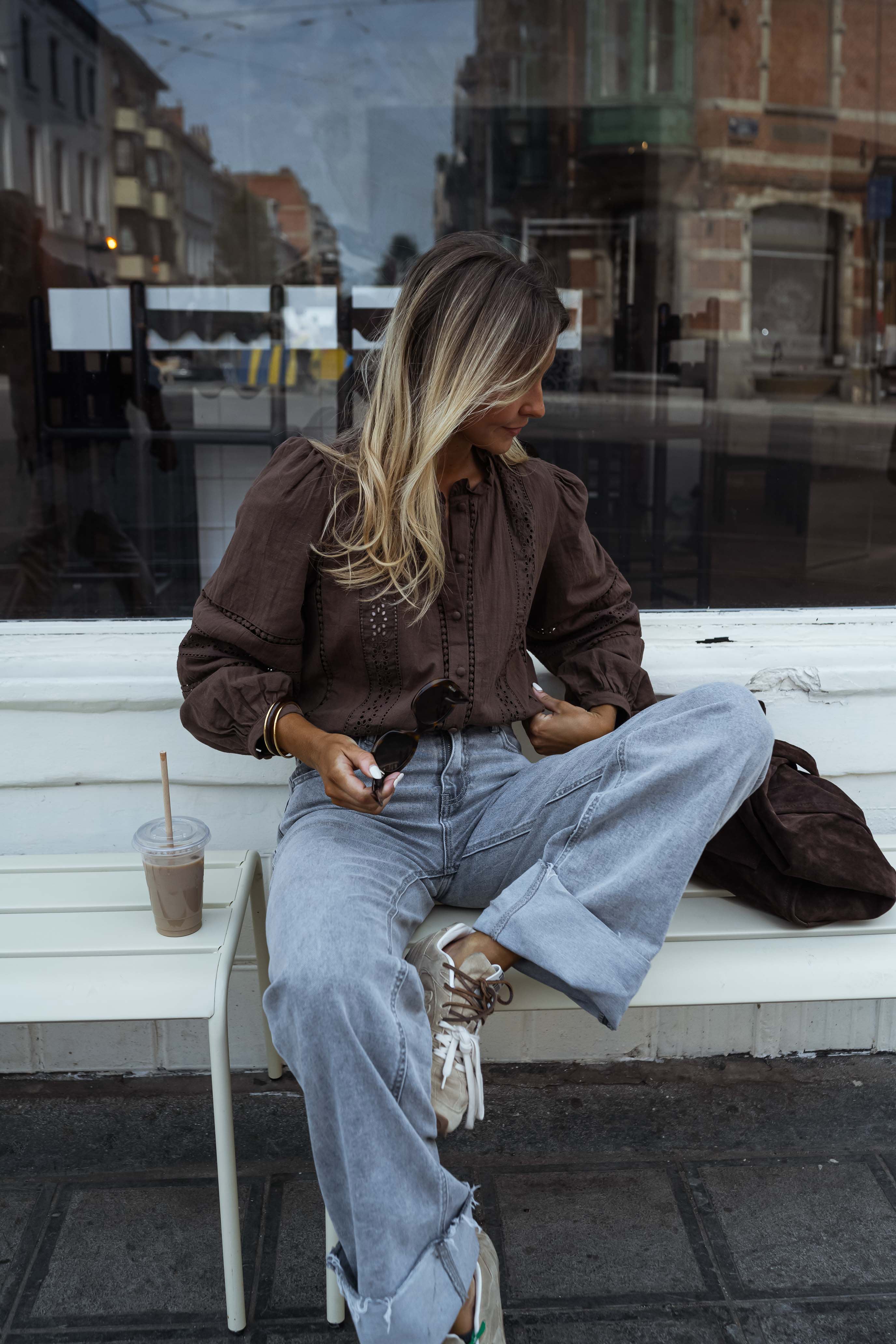 Chocolate Grain Blouse