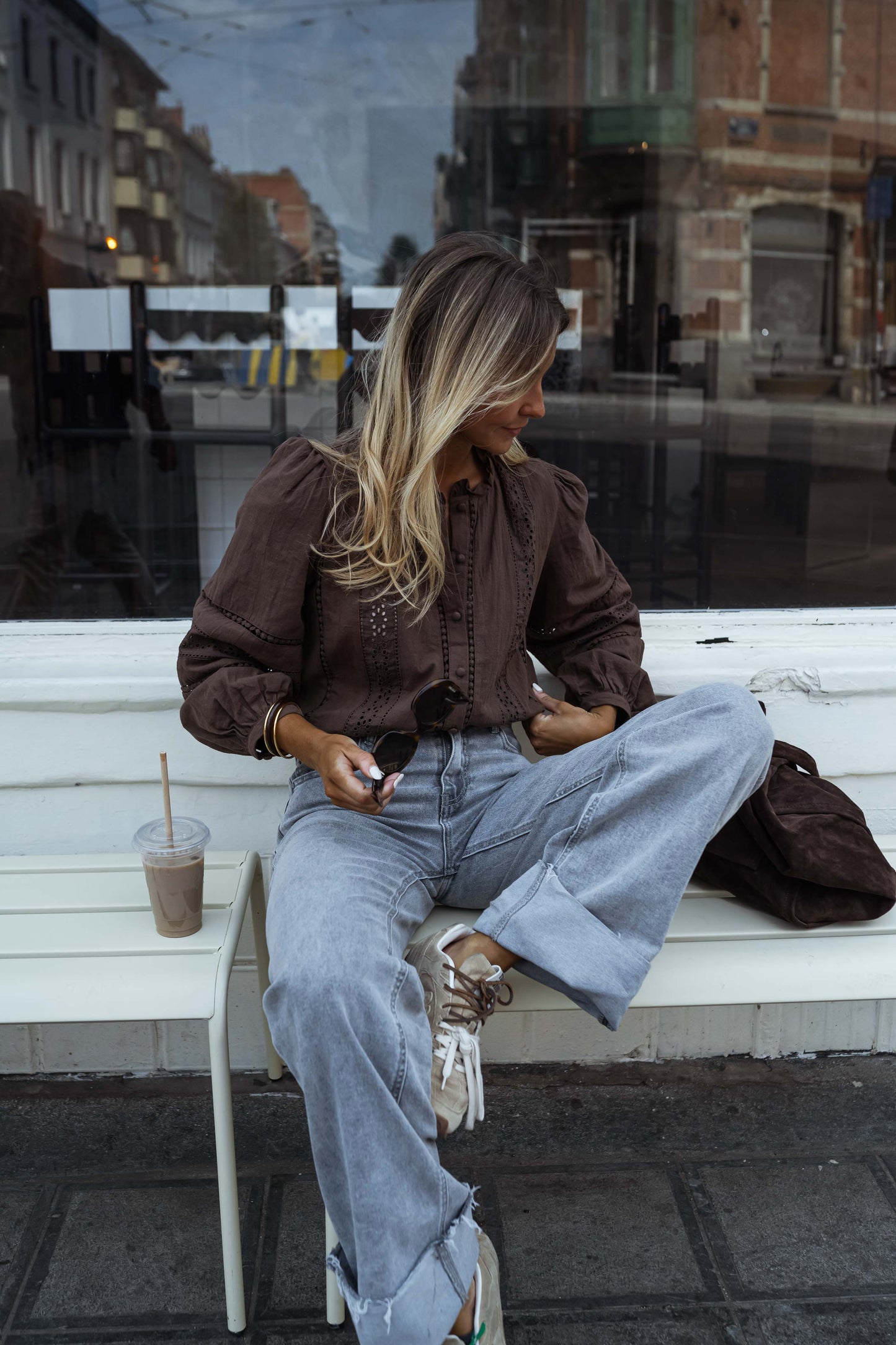 Chocolate Grain Blouse