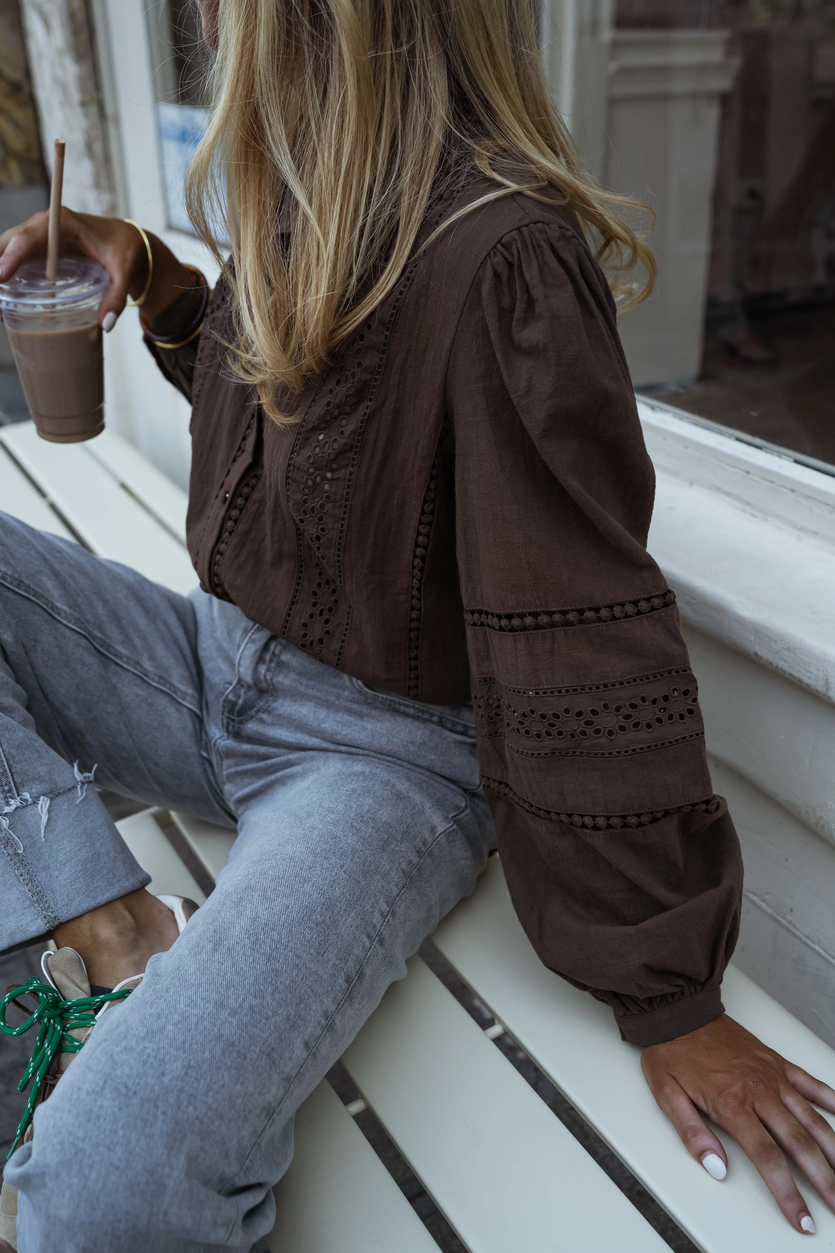 Chocolate Grain Blouse