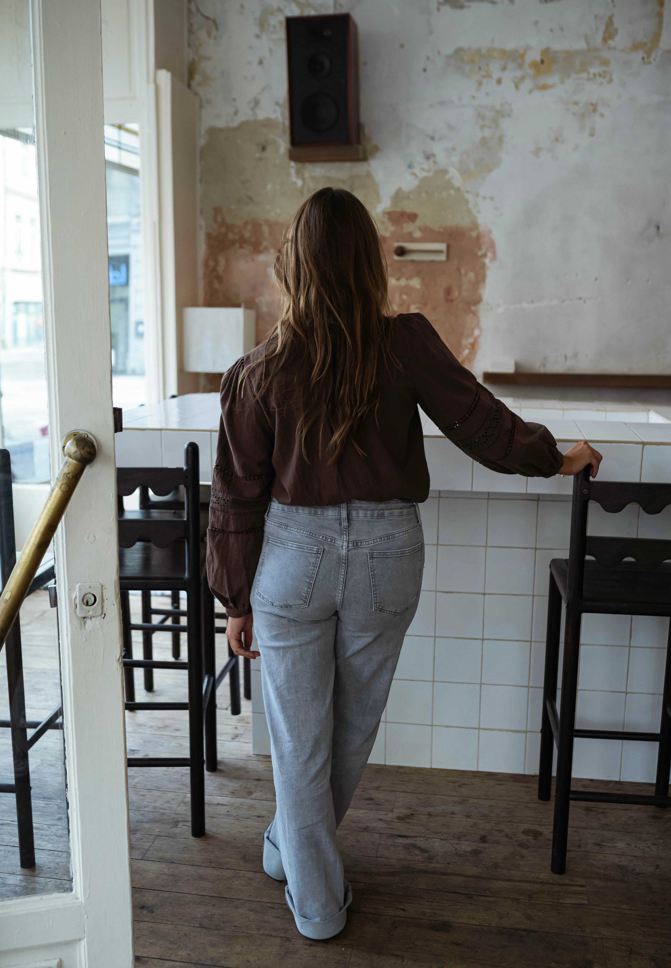 Chocolate Grain Blouse