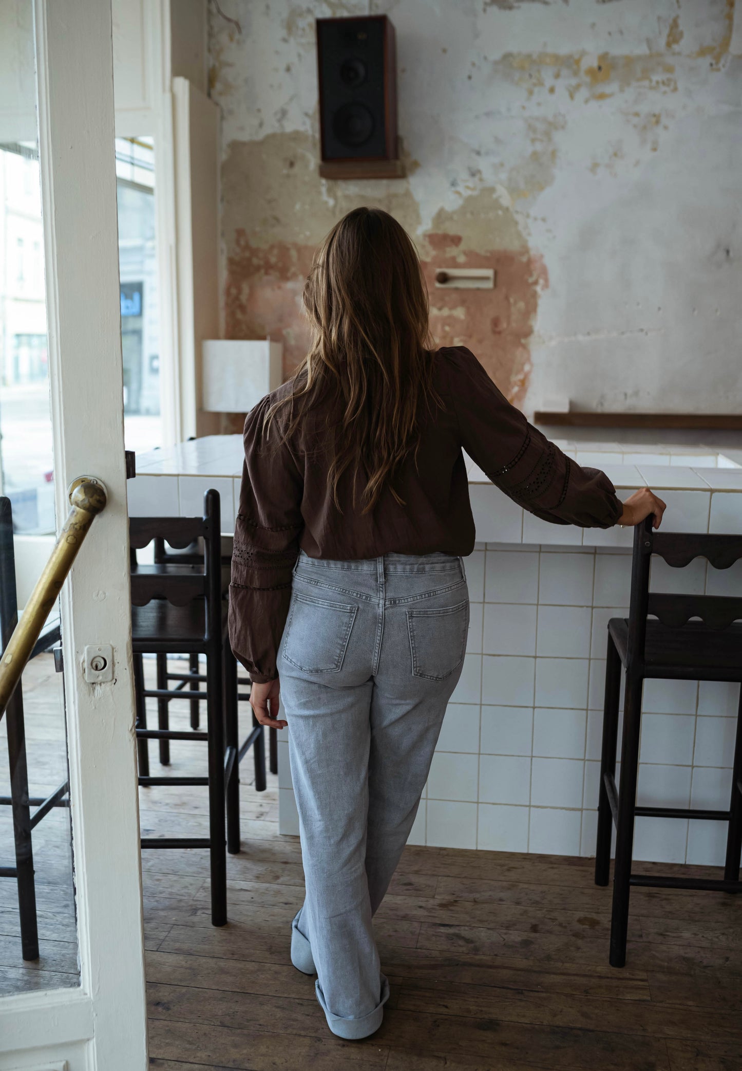 Chocolate Grain Blouse