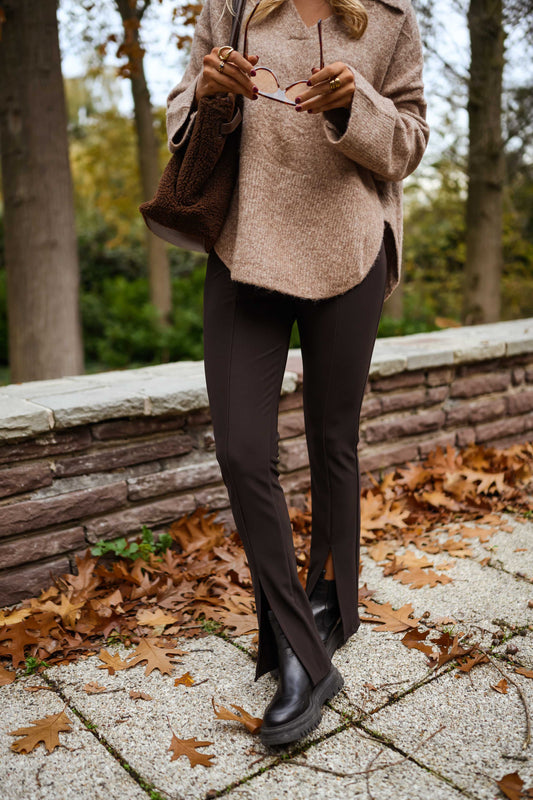 Chocolate Janice Leggings