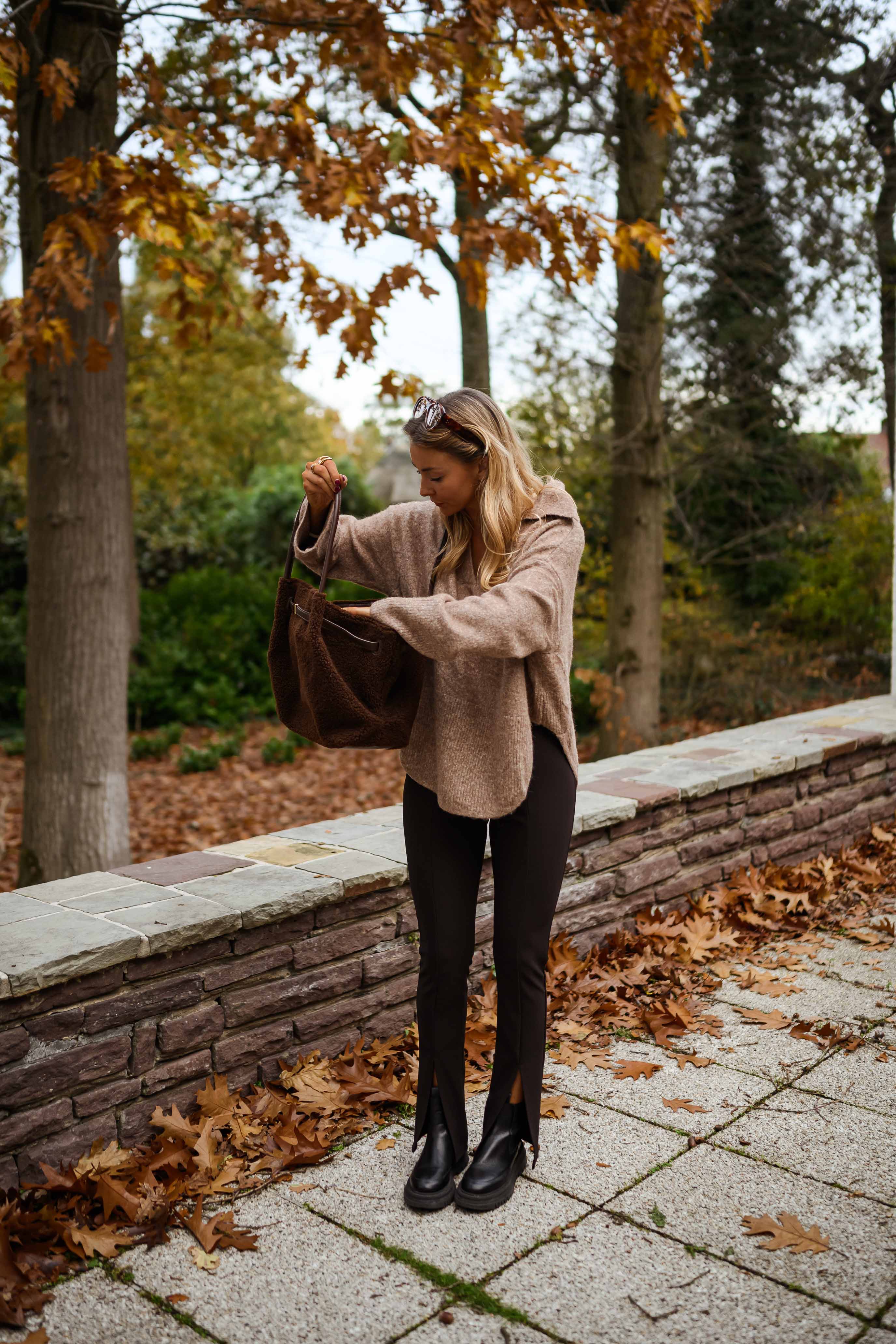 Chocolate Janice Leggings