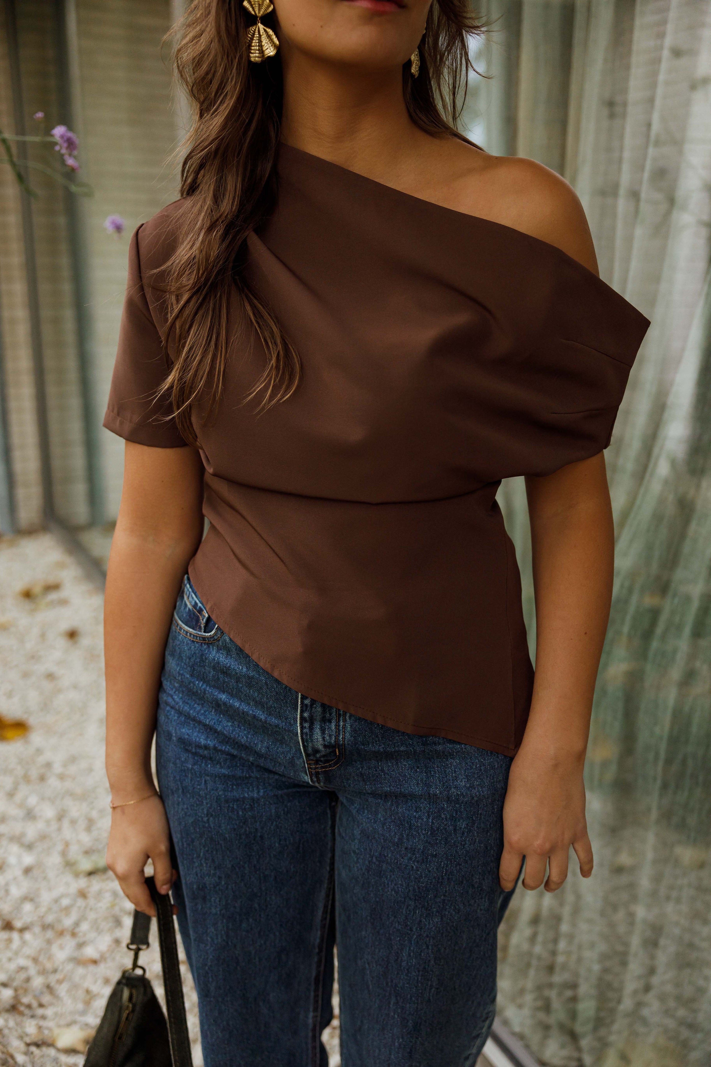 Chocolate Maria Blouse