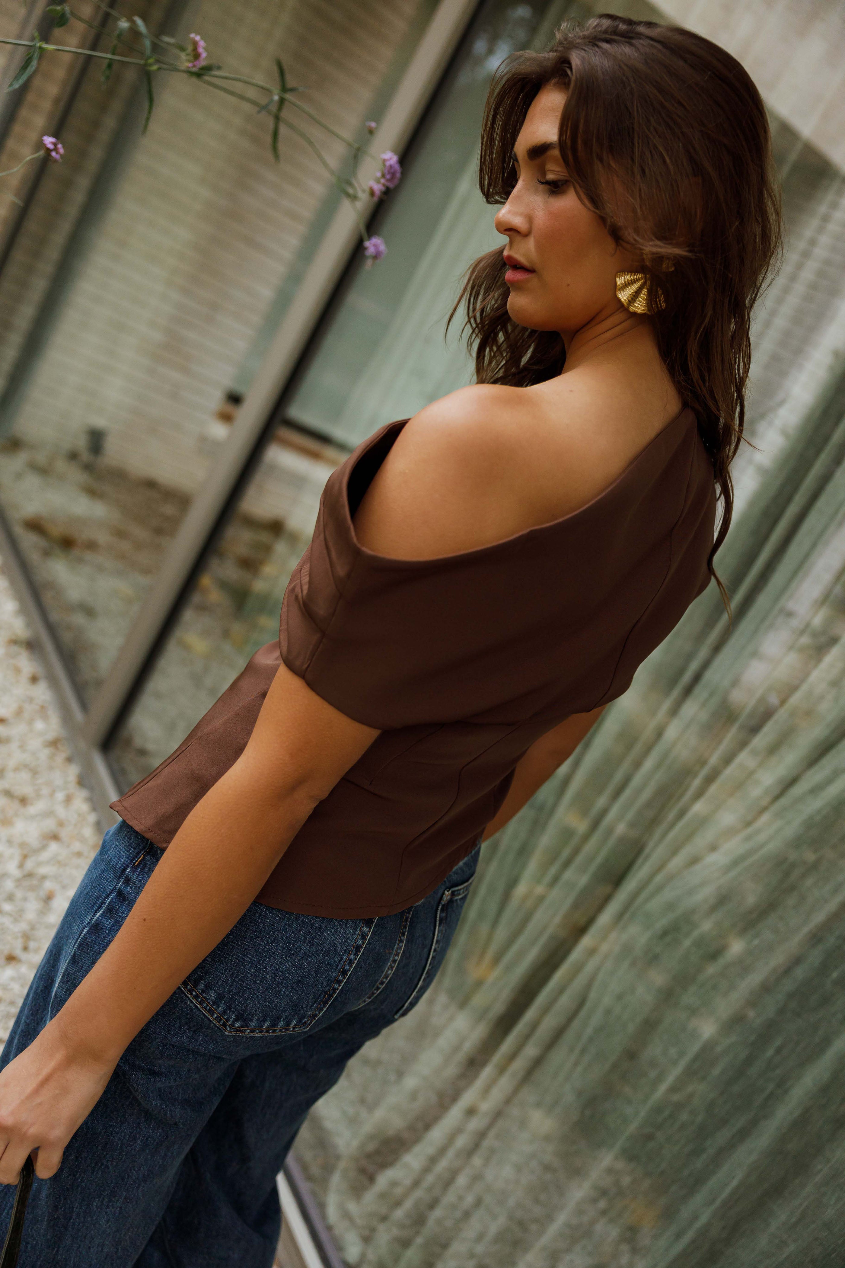 Chocolate Maria Blouse