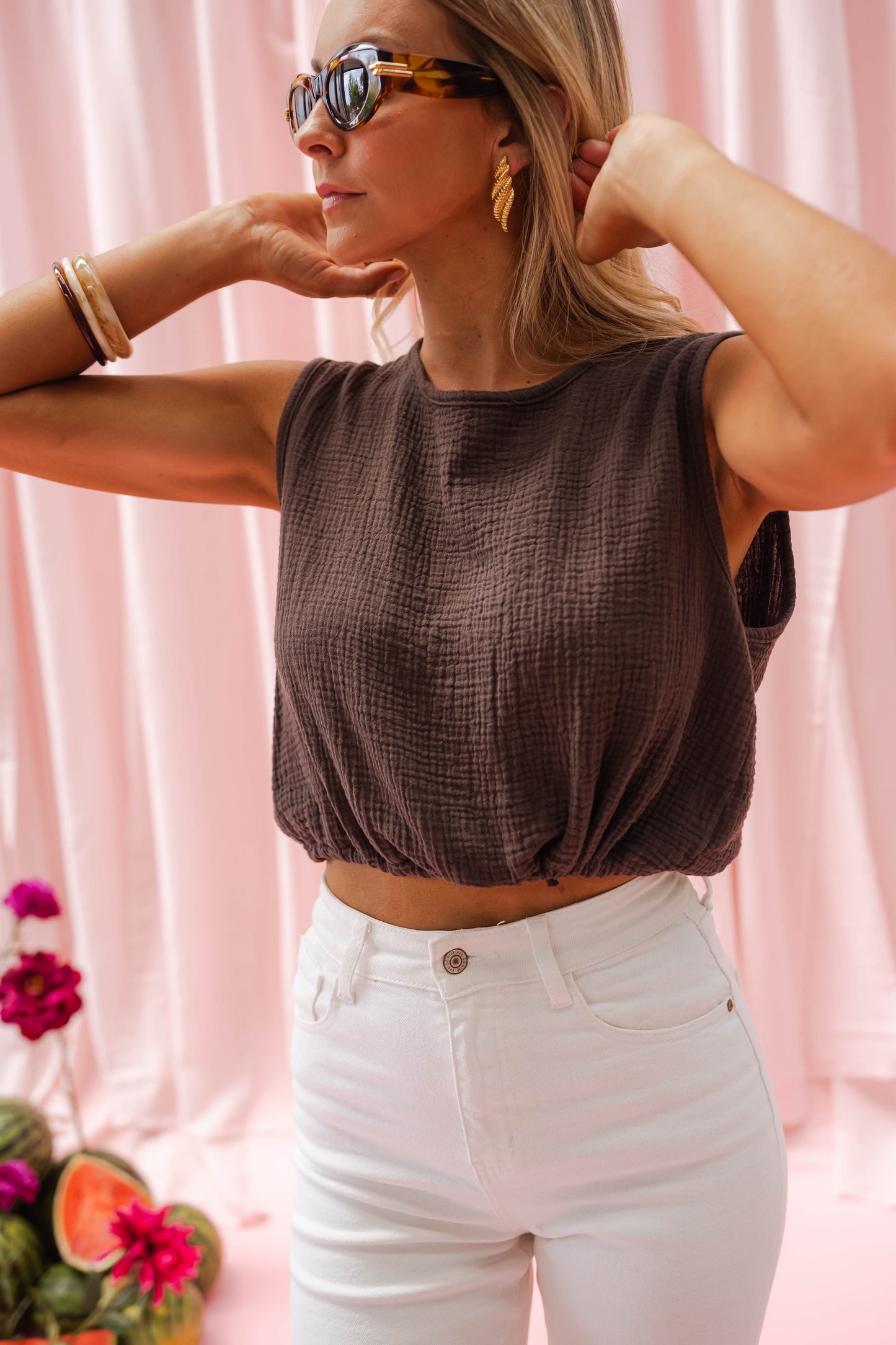 Chocolate Salma Top