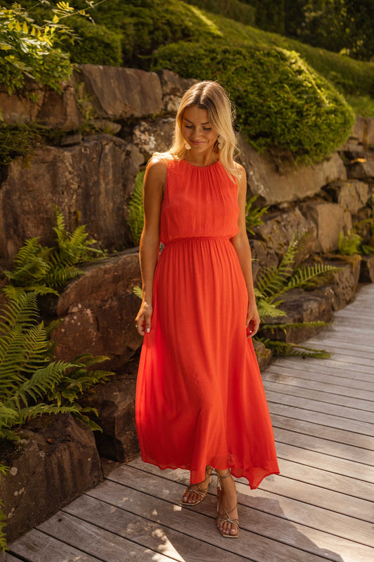 Coral Ana Dress