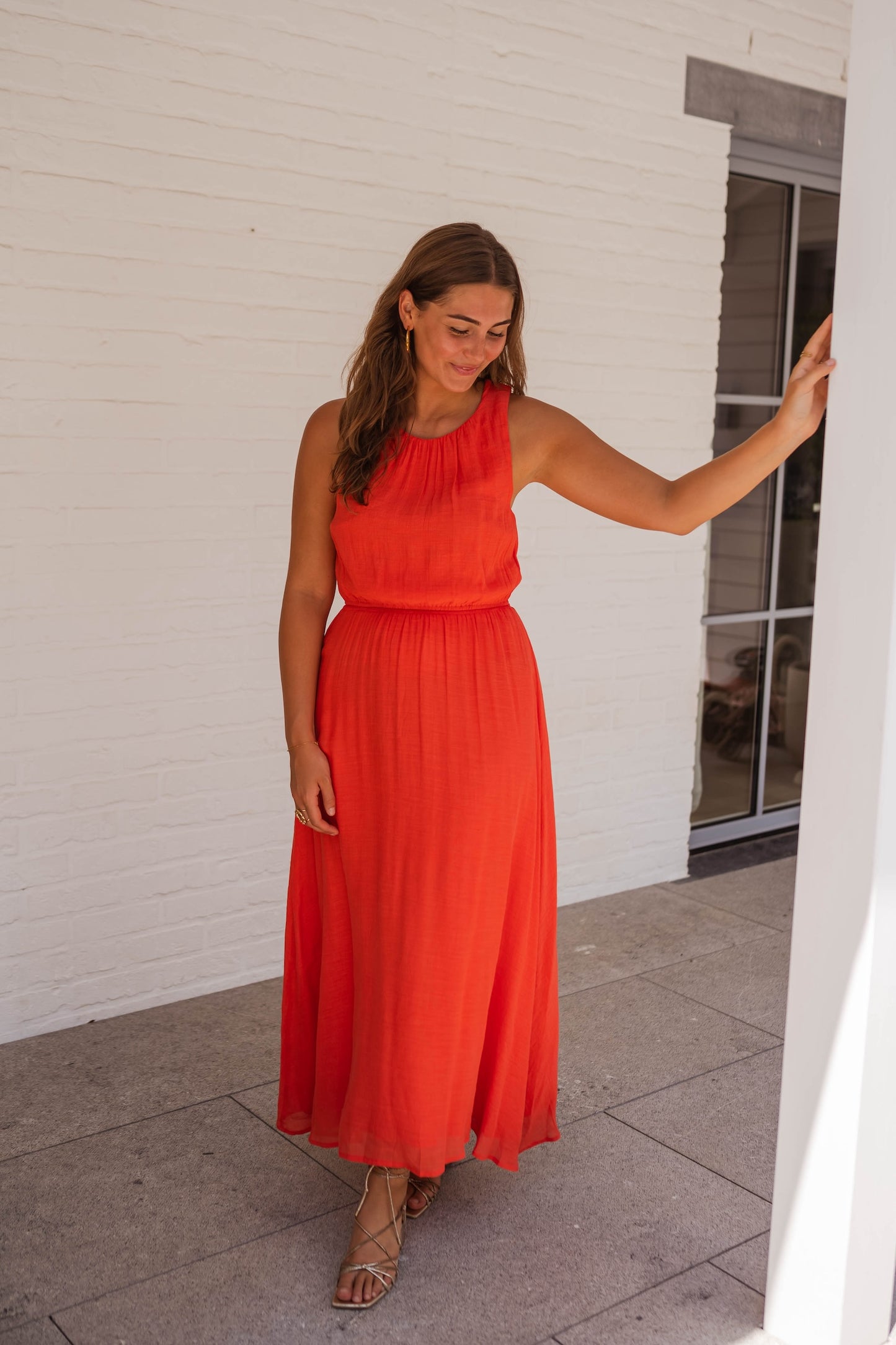 Coral Ana Dress