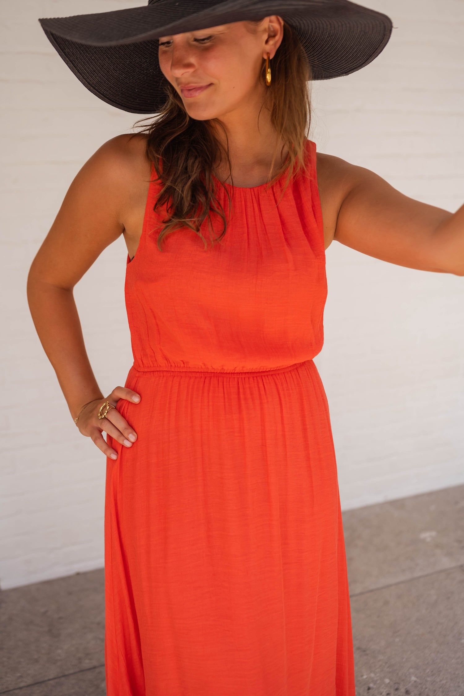 Coral Ana Dress