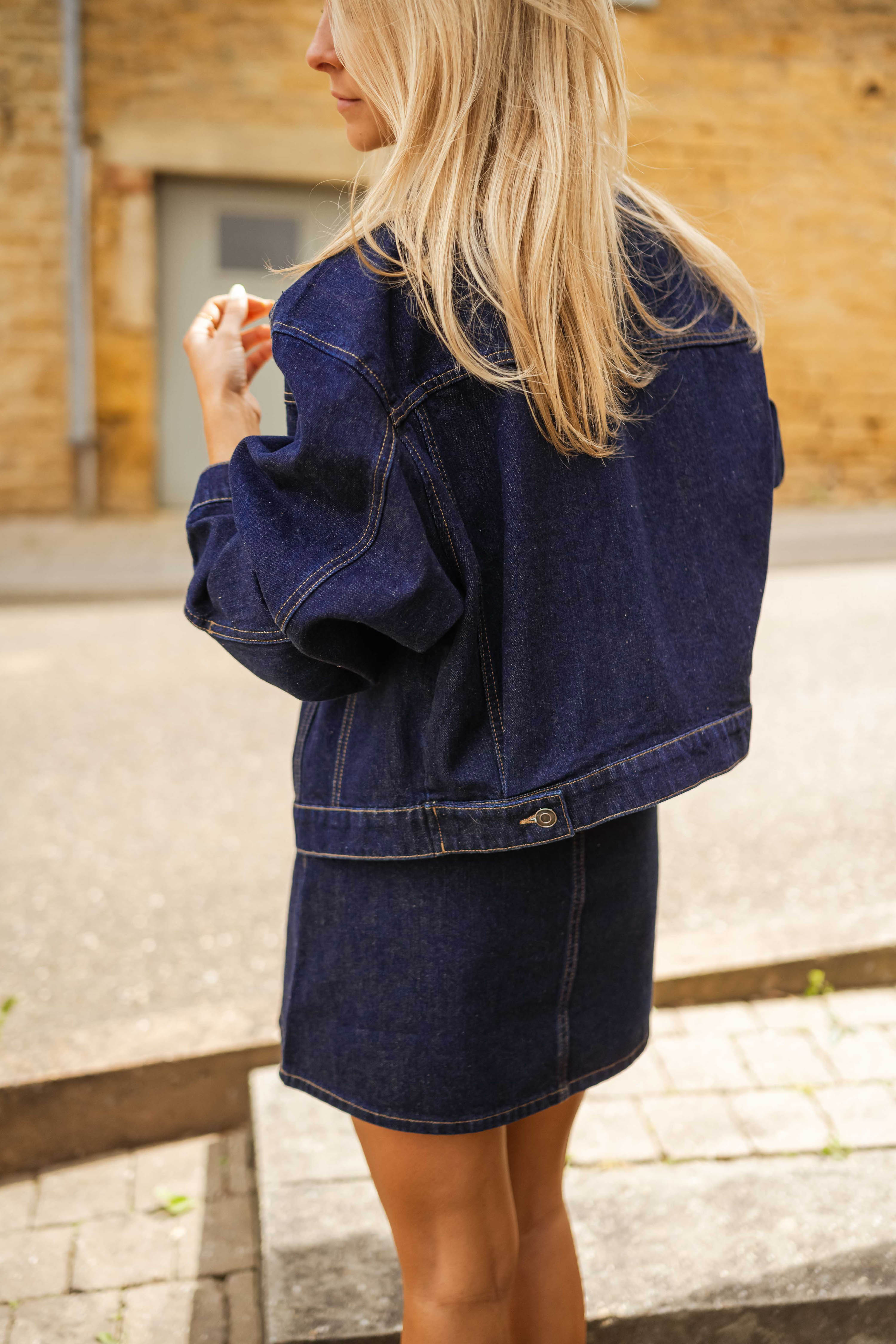 Dark Blue Denim Roma Jacket