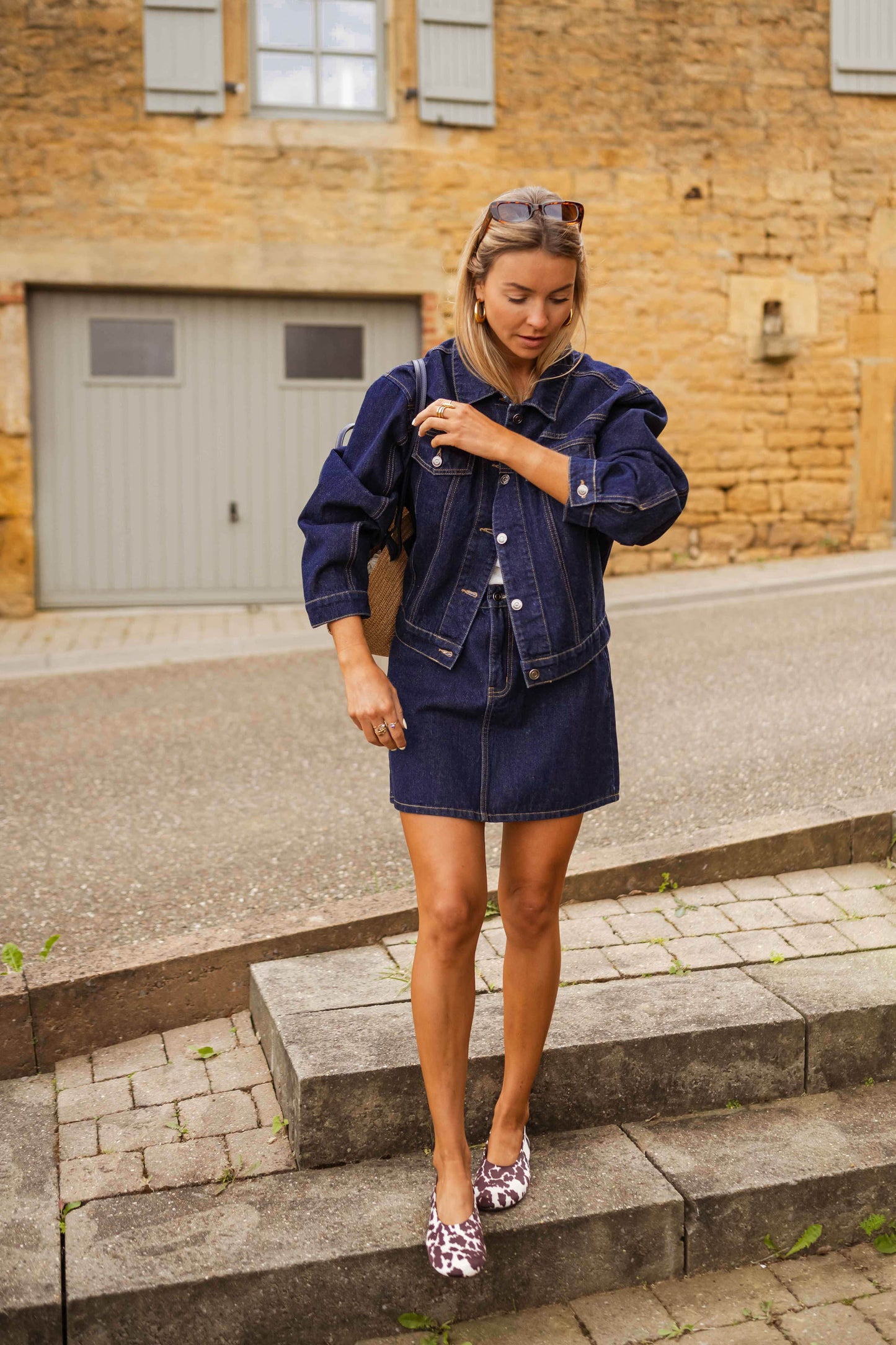 Dark Blue Denim Roma Jacket