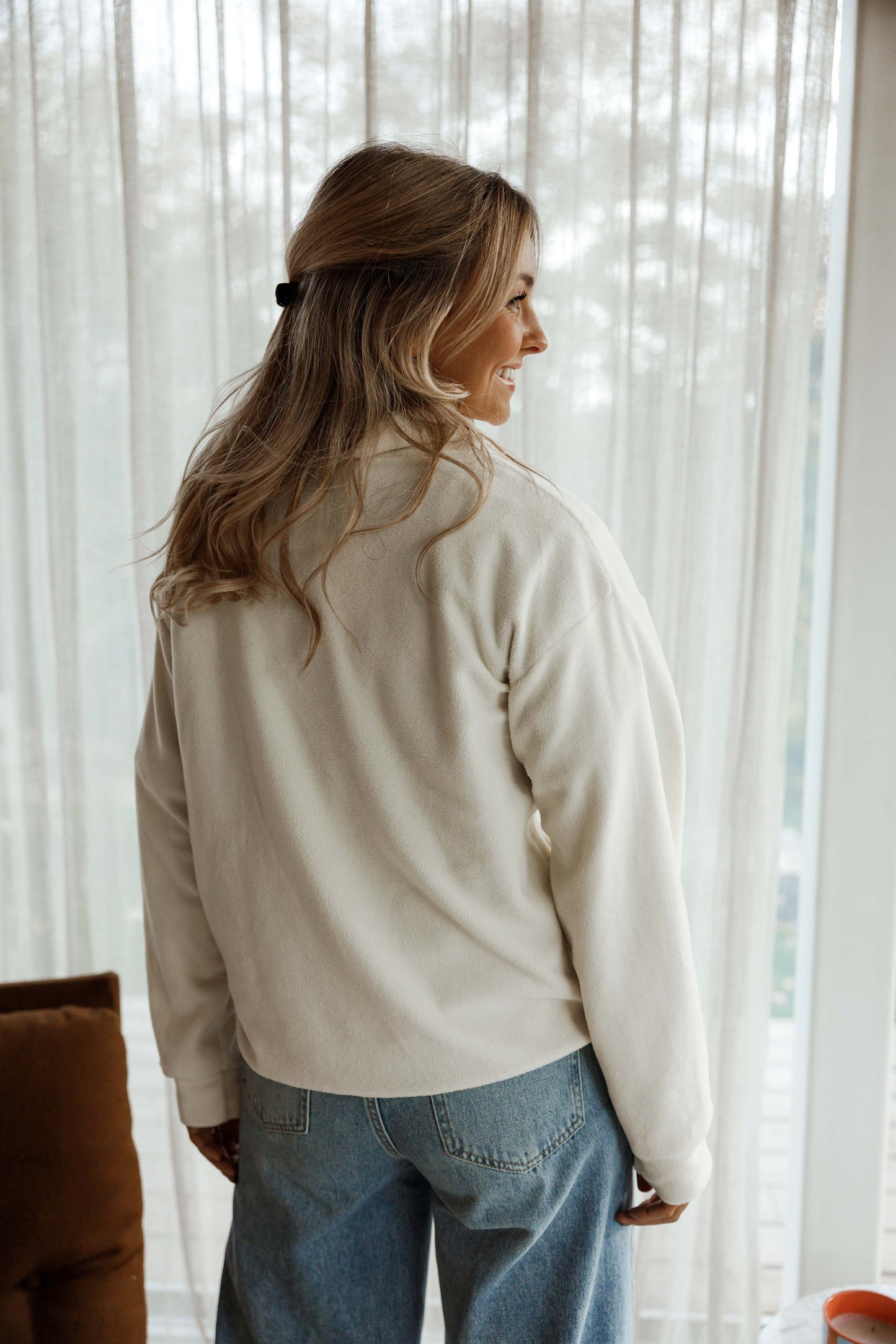 Ecru Bethany Fleece Jacket