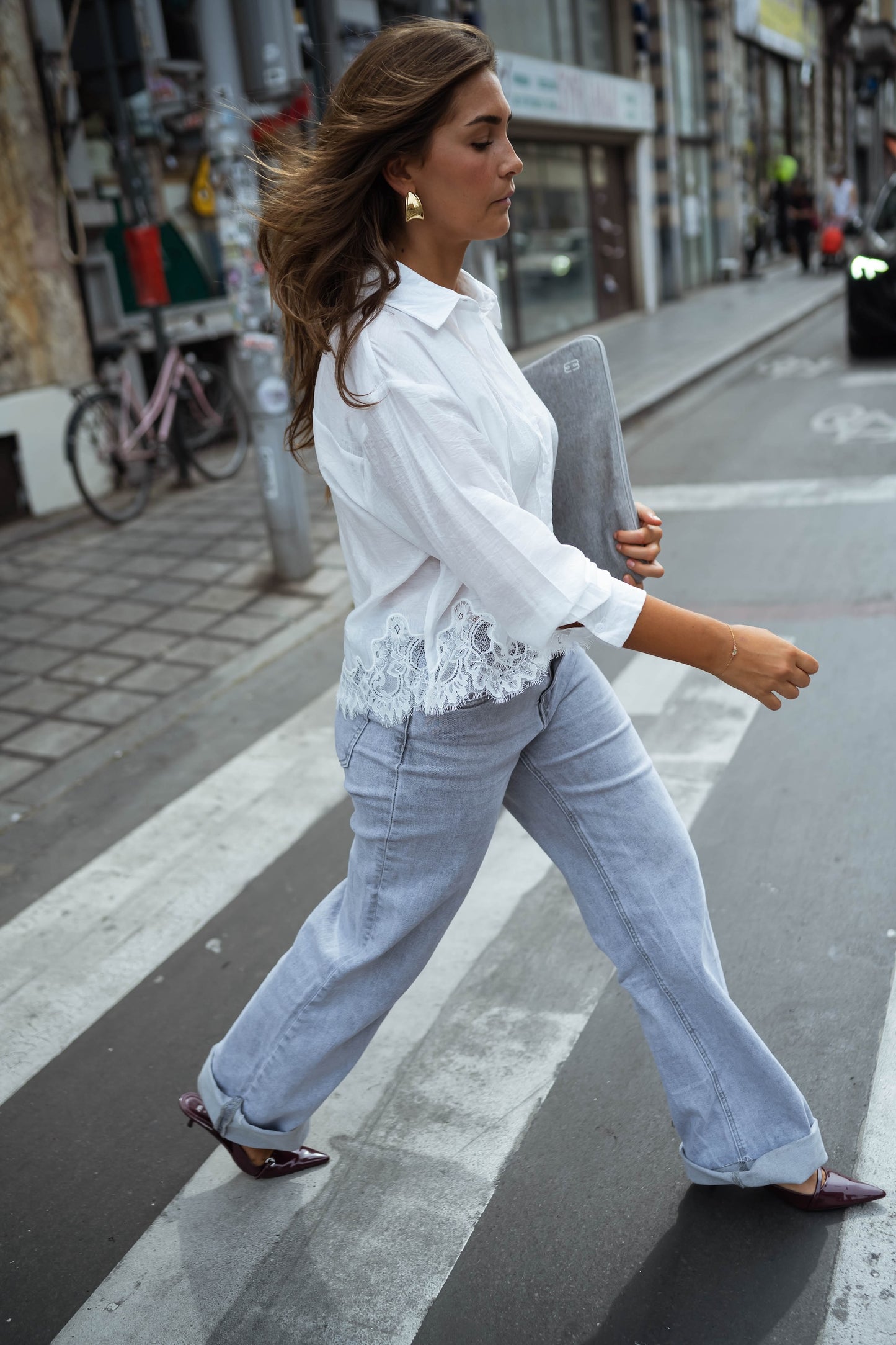 Ecru Ivan Lace Shirt