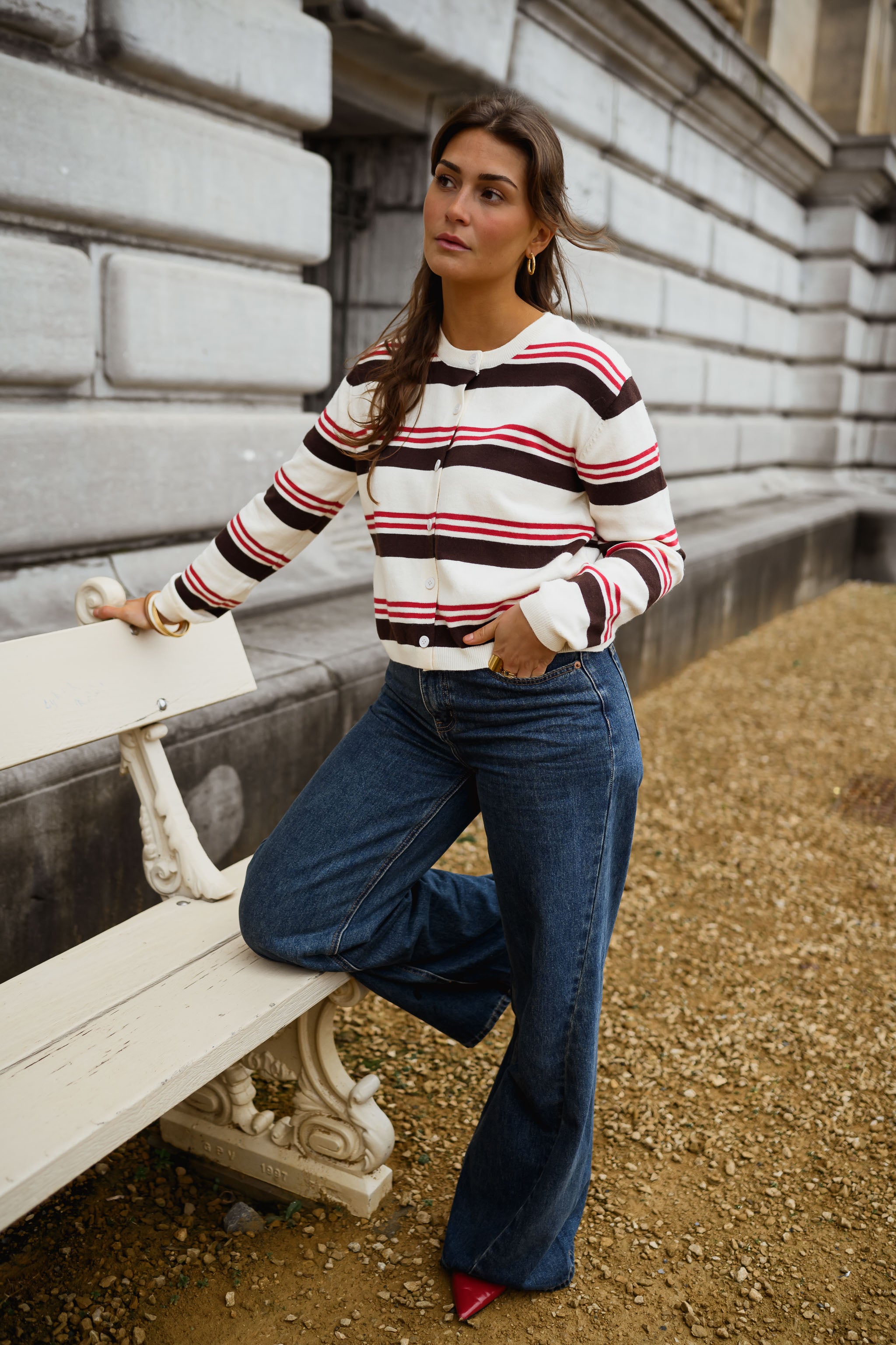 Ecru Jessica Cardigan