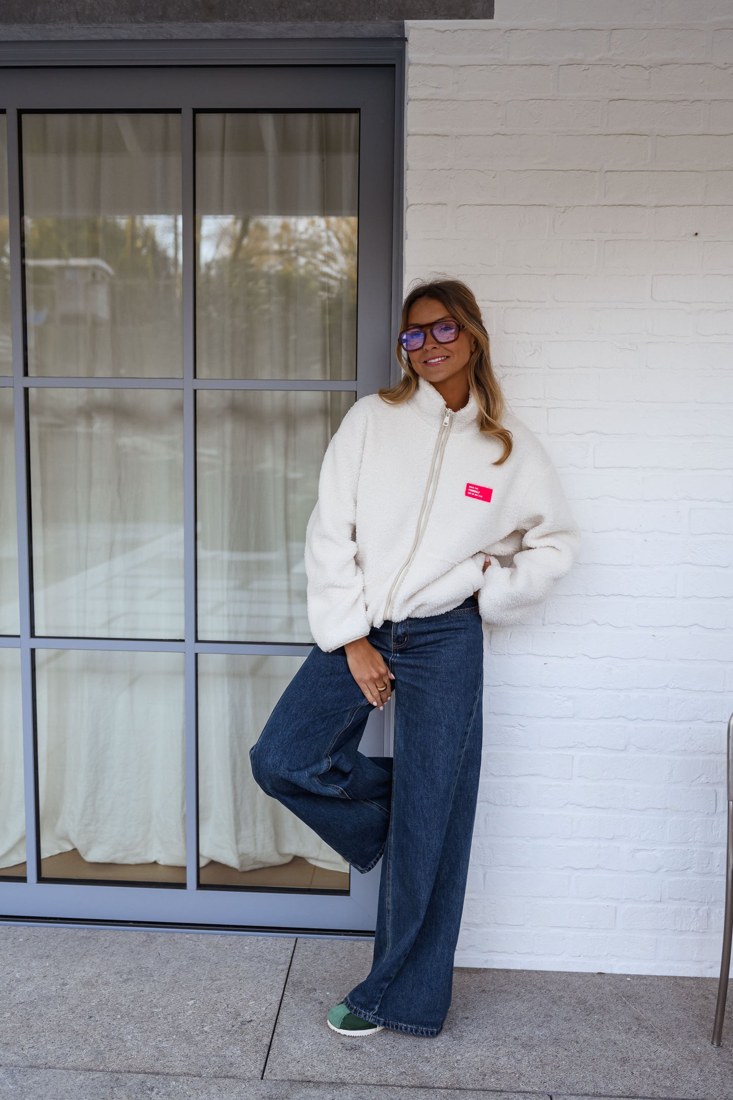 Ecru Marisa Fleece Jacket