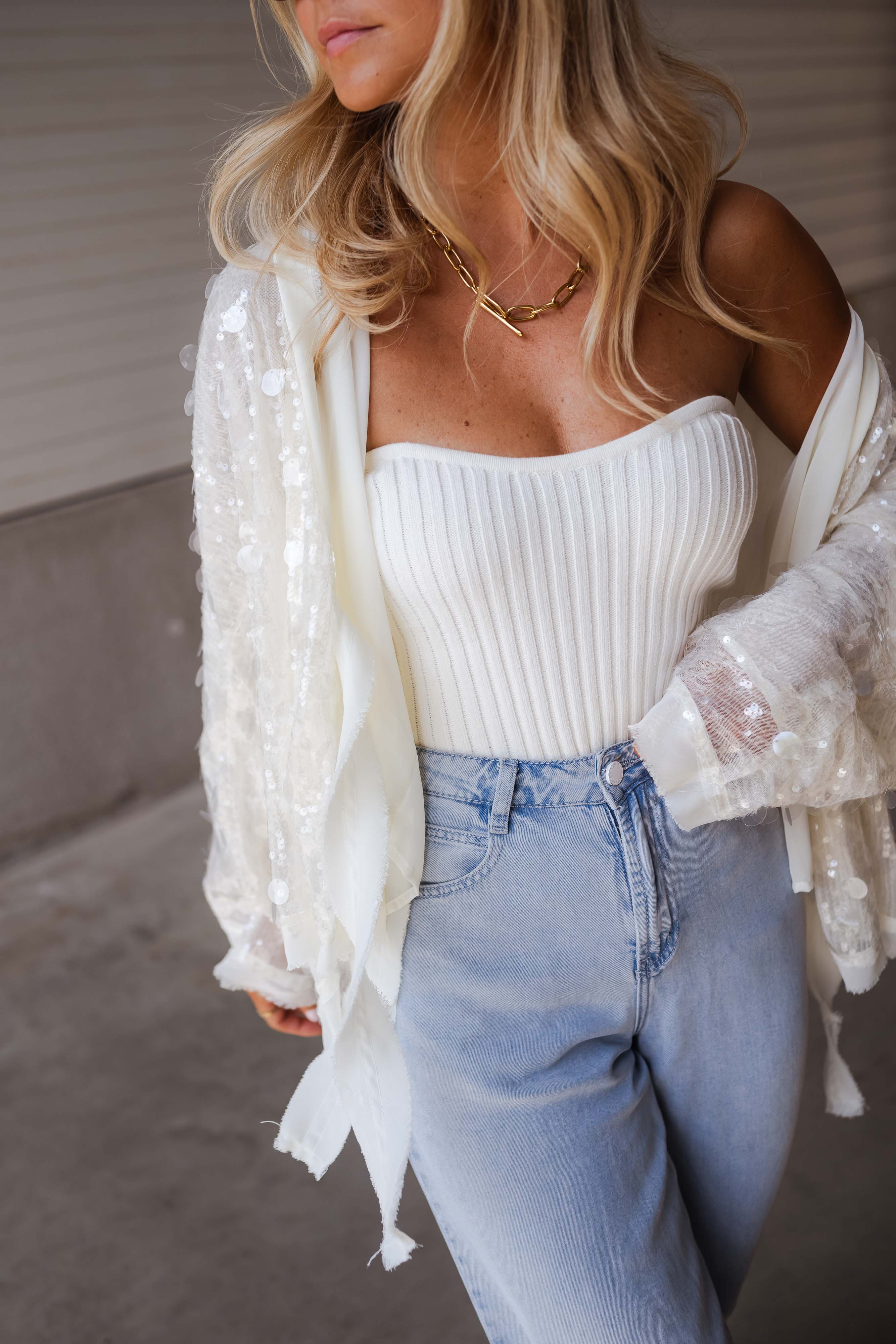 Ecru Hannah Cardigan