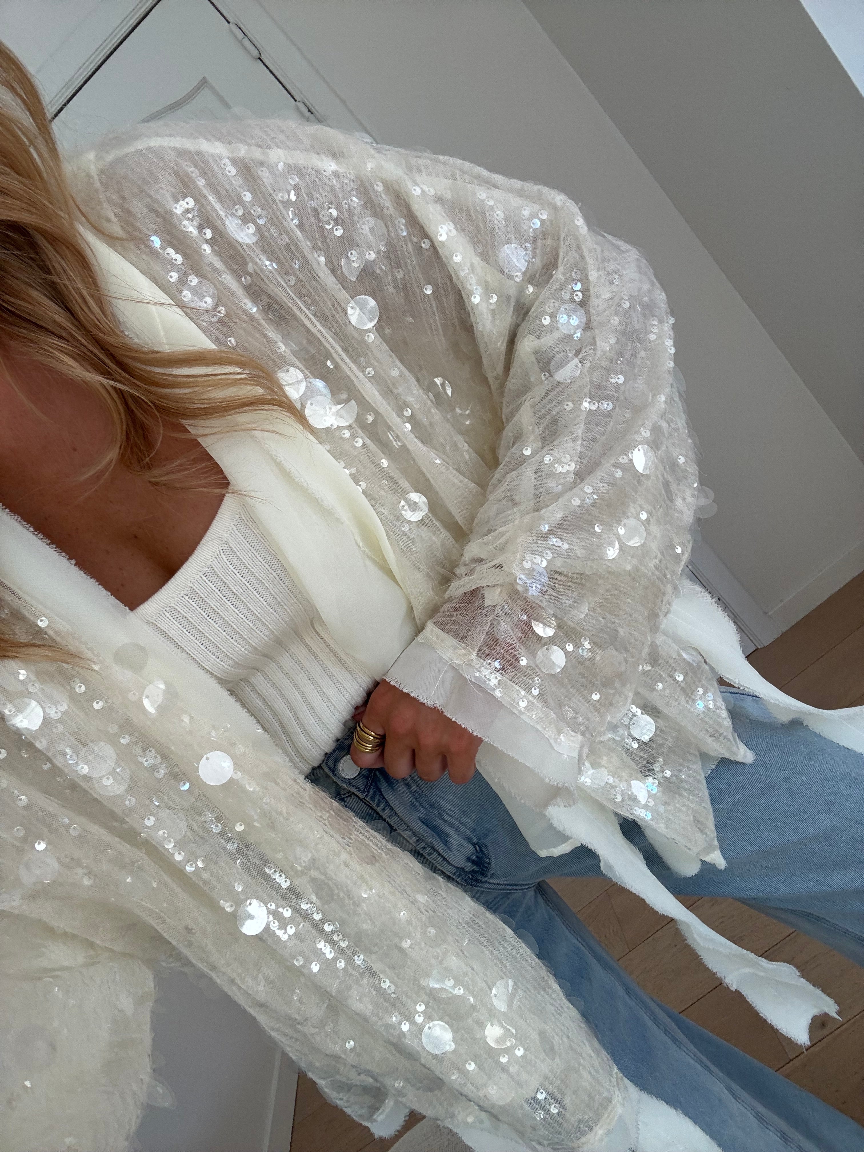 Ecru Hannah Cardigan