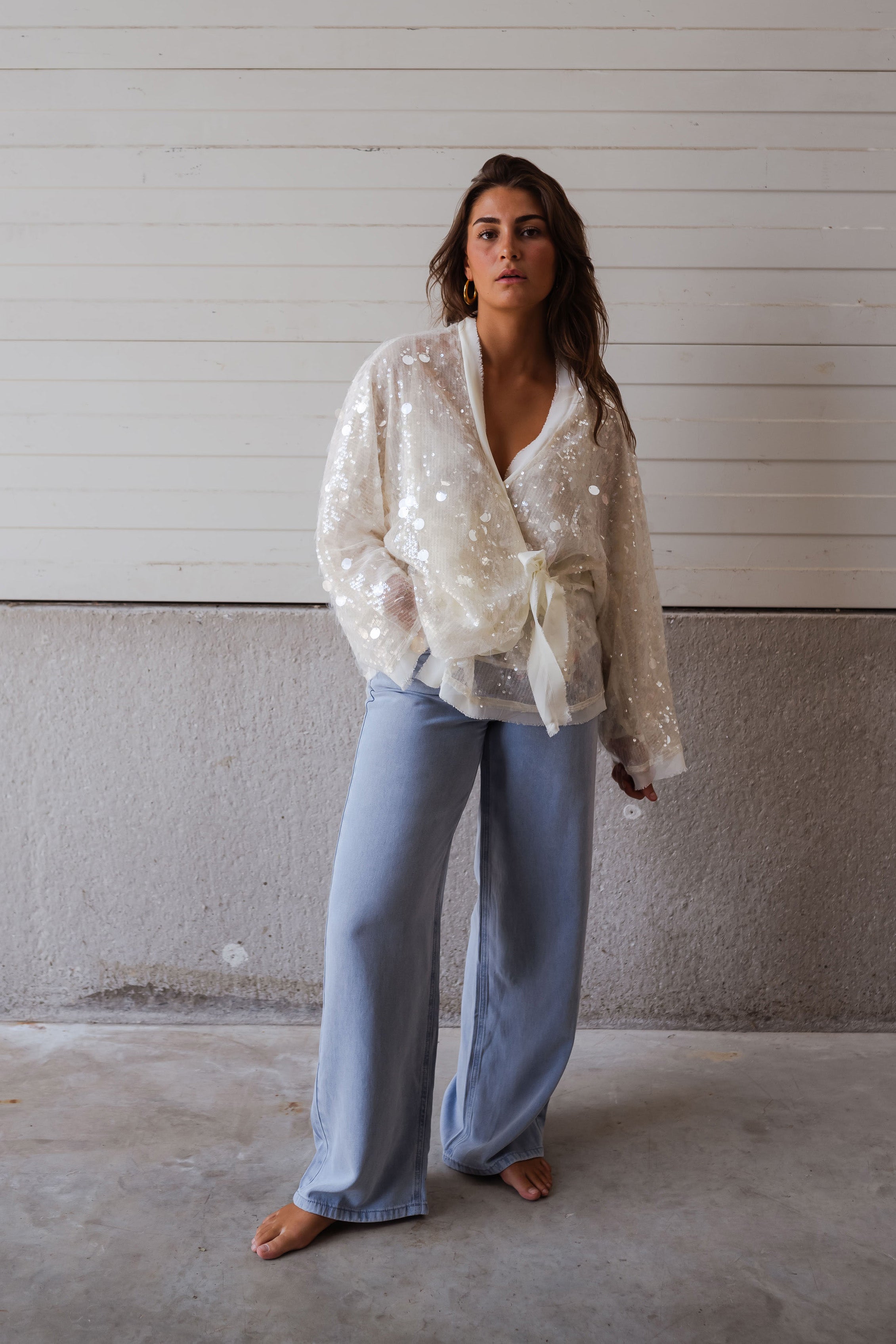 Ecru Hannah Cardigan