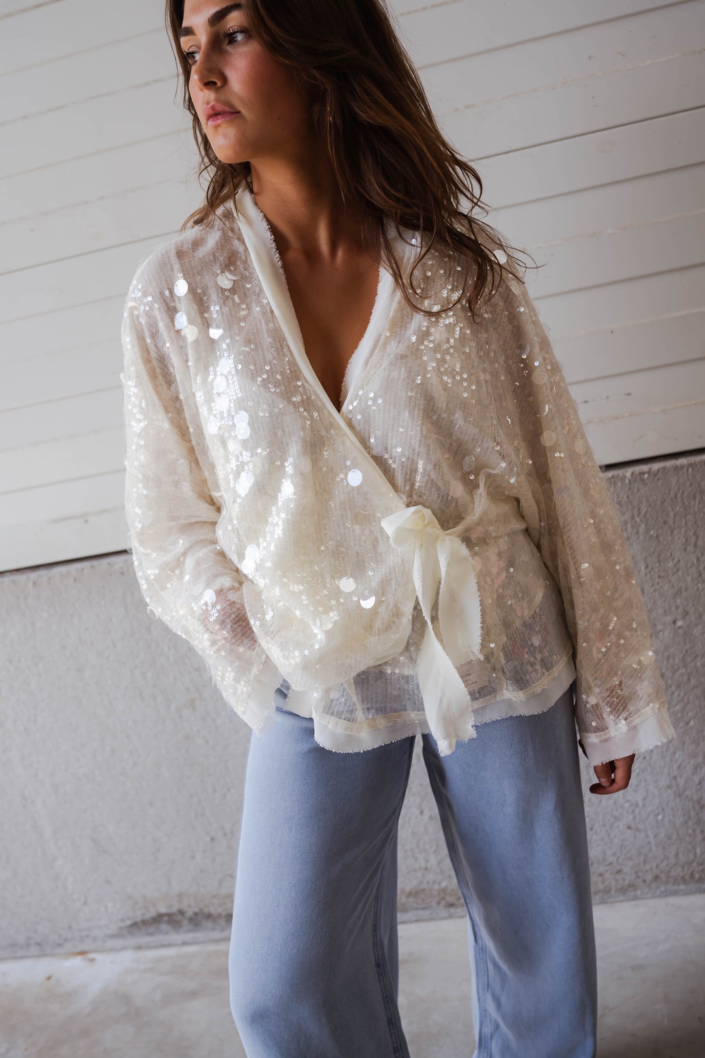 Ecru Hannah Cardigan