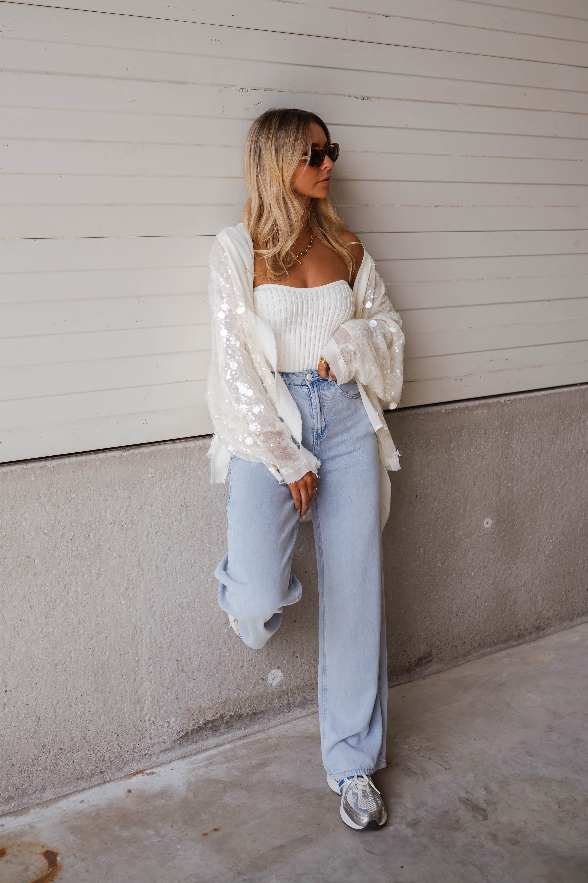 Ecru Hannah Cardigan