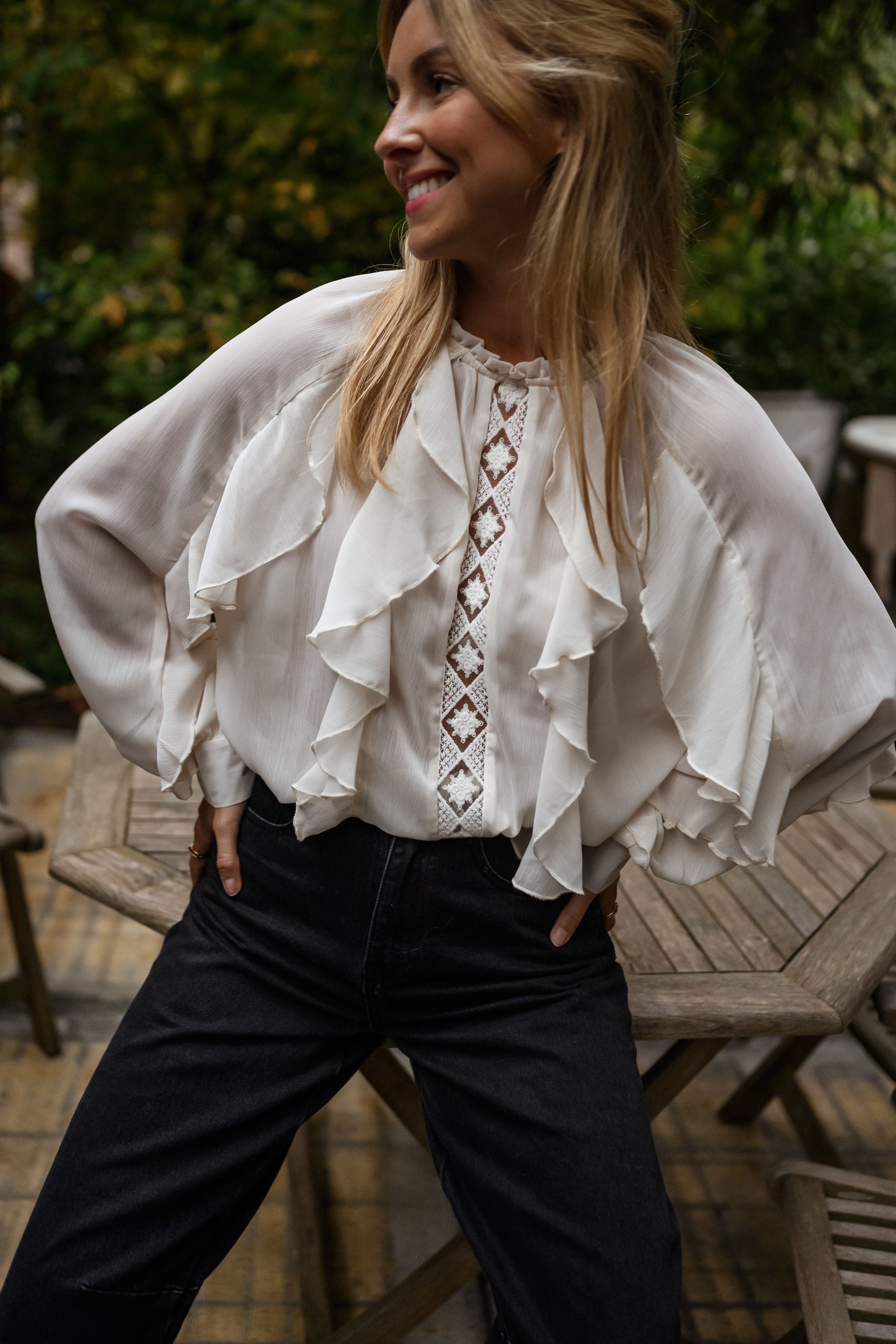 Ecru Sasou Blouse