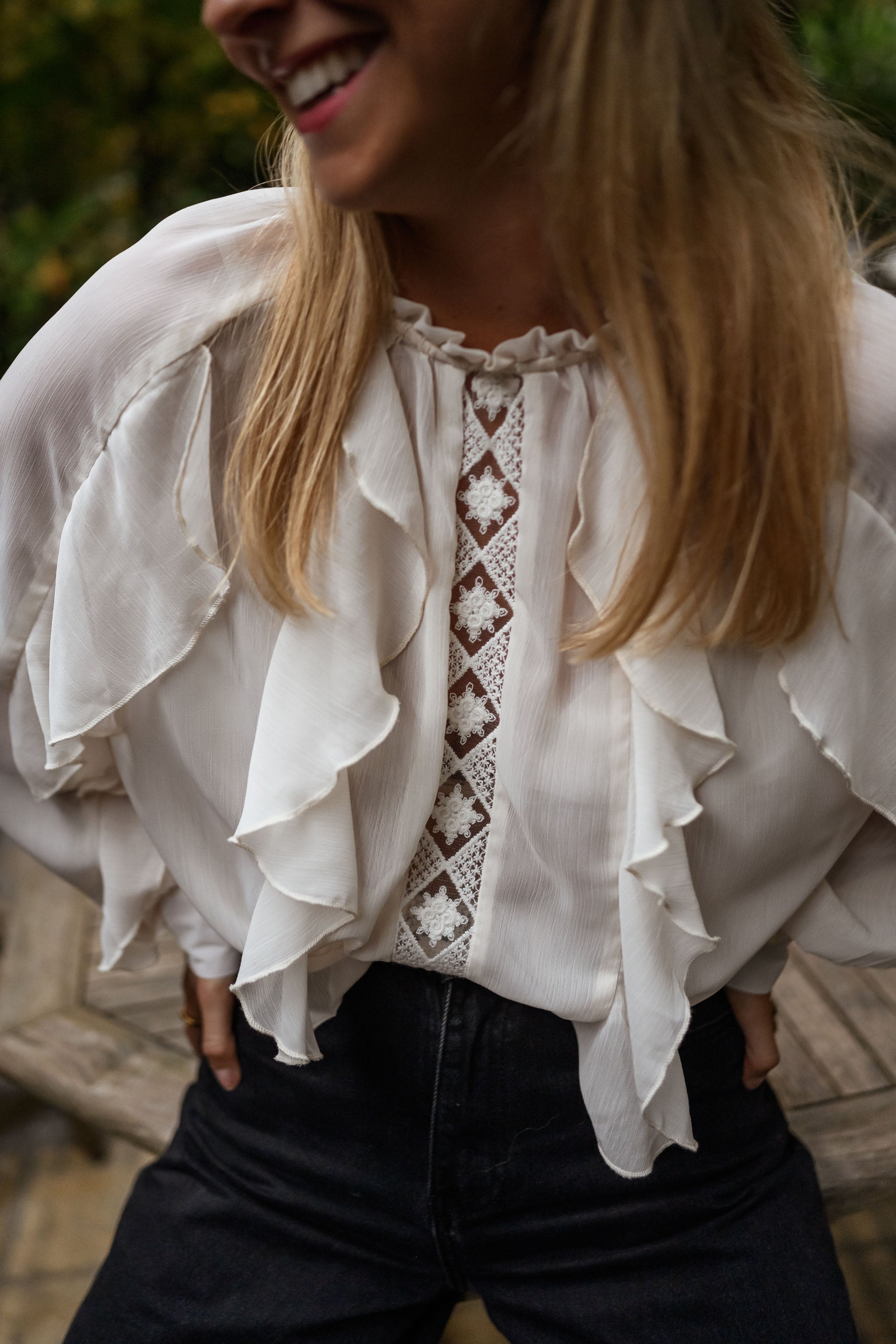 Ecru Sasou Blouse