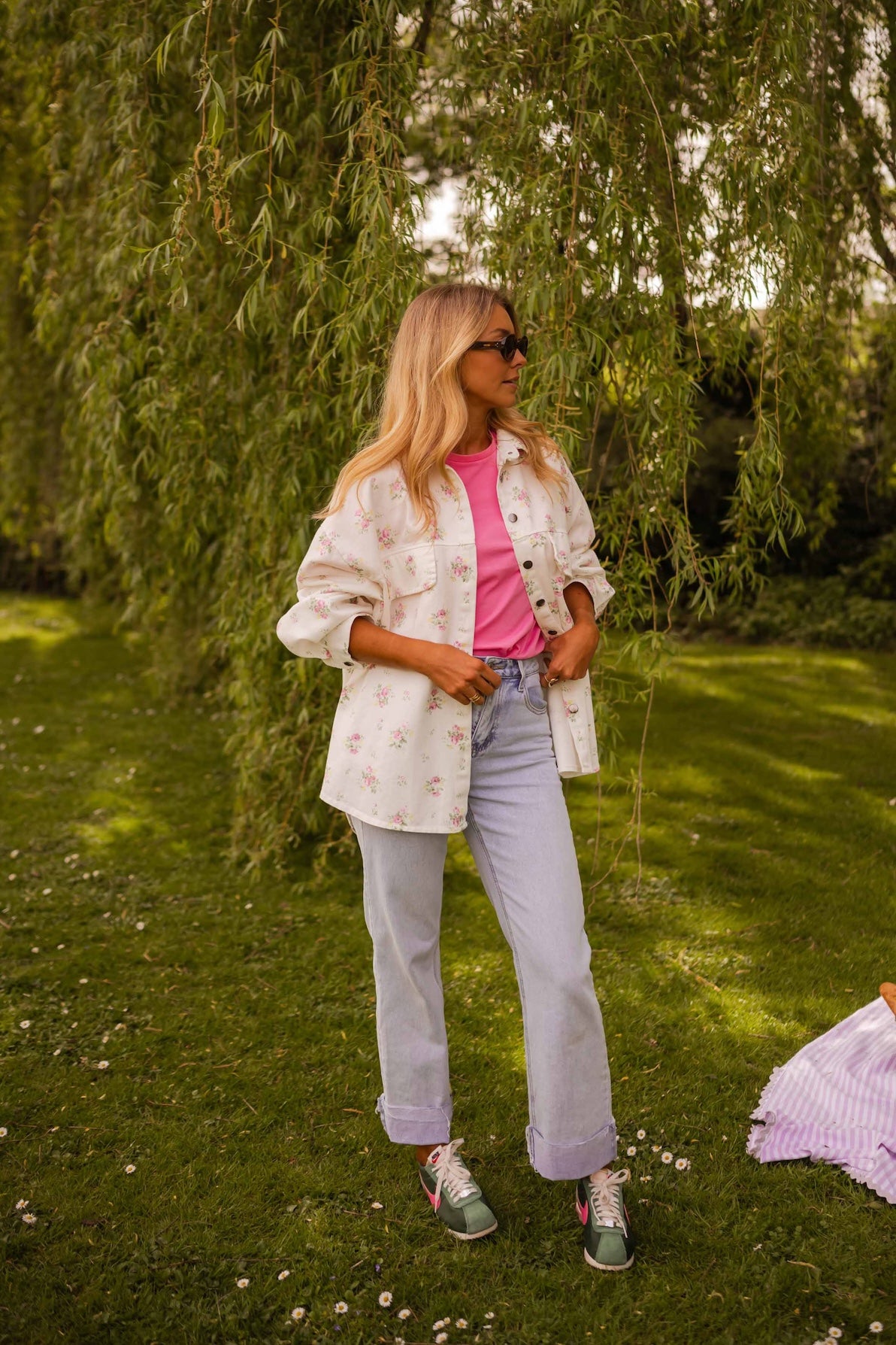 Ecru Floral Romy Jacket