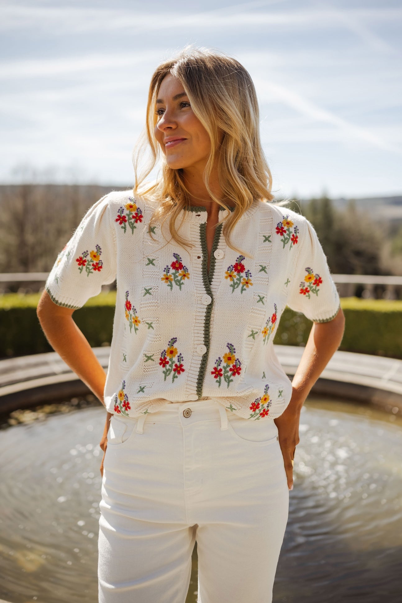 Floral Leila Sweater