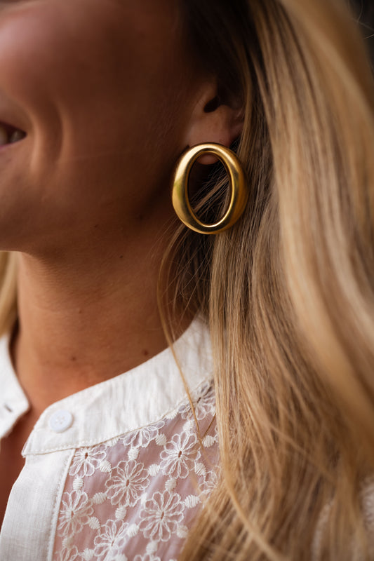 Golden Ajna Earrings