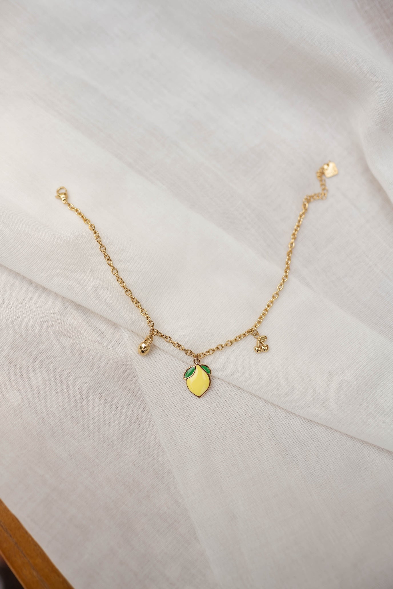 Golden Frola Anklet