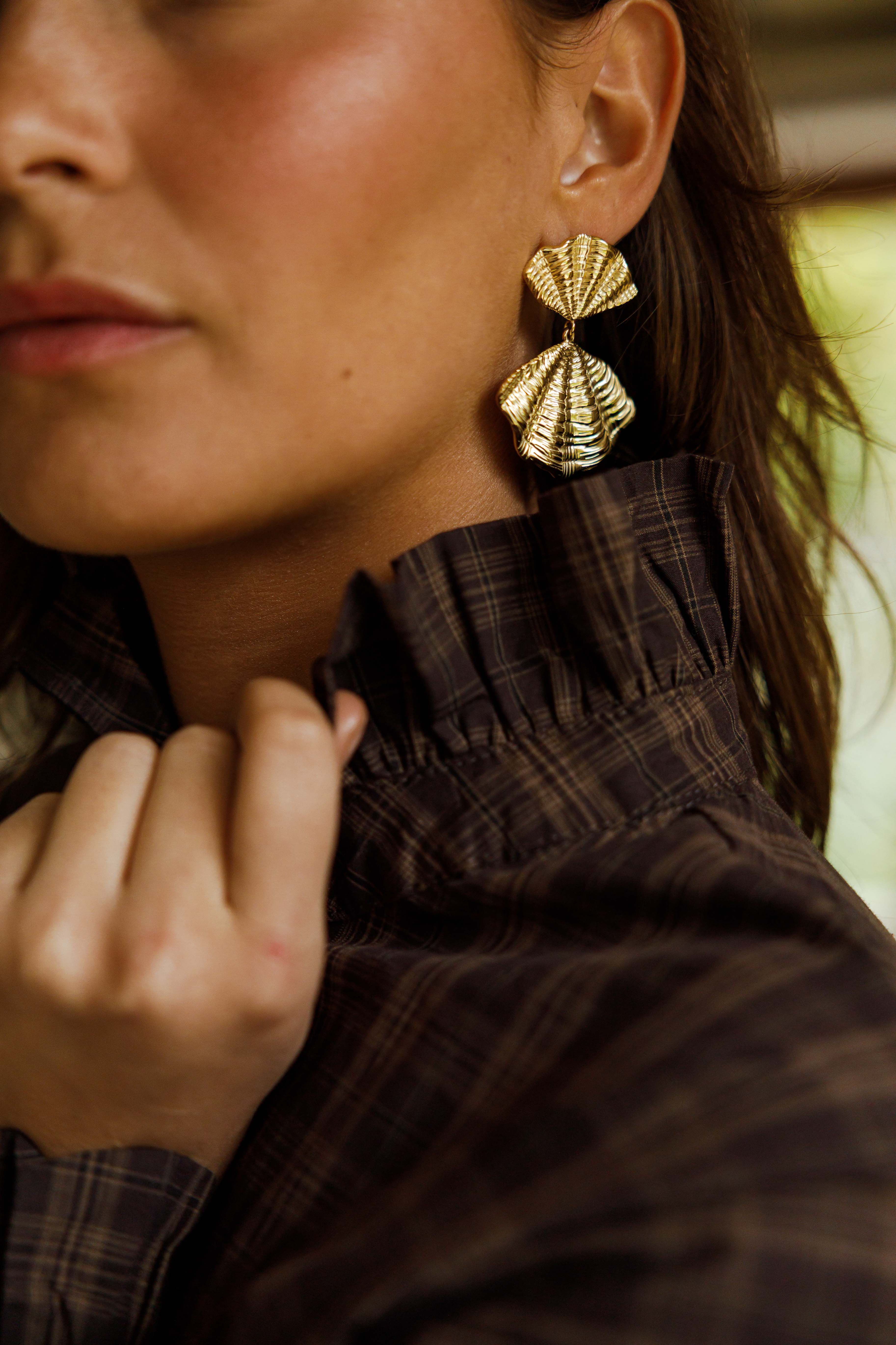 Golden Kena Earrings