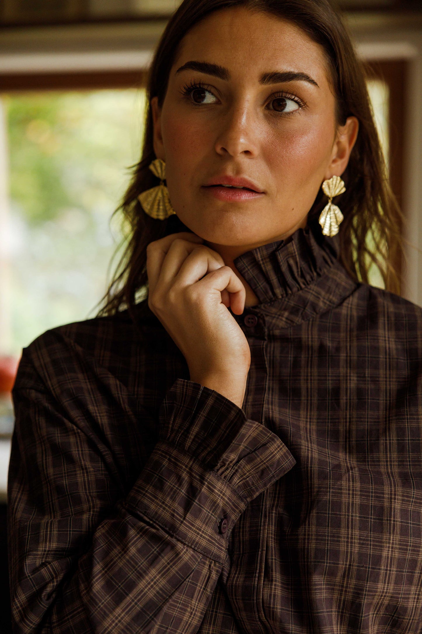 Golden Kena Earrings