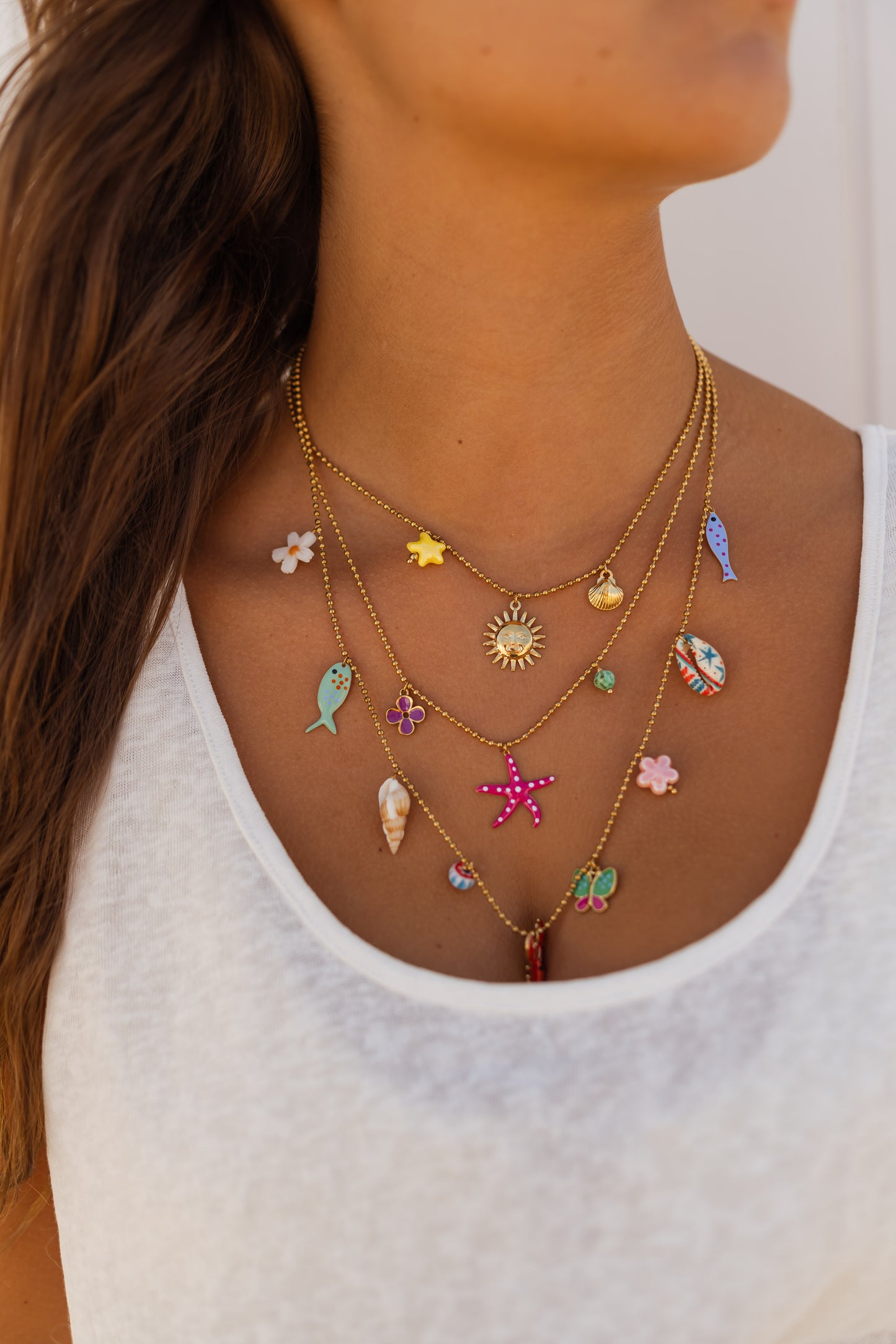 Golden Shika Necklace