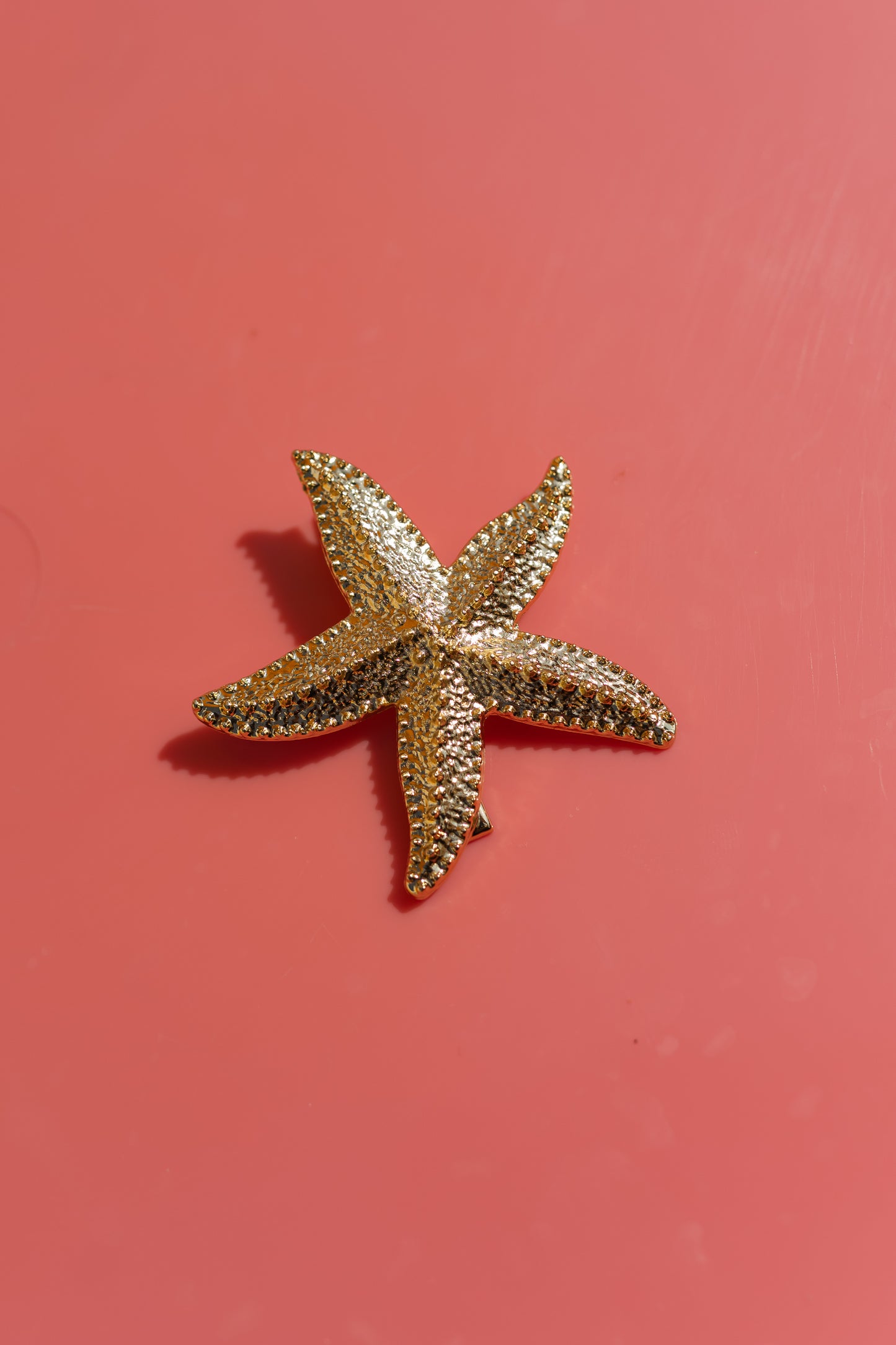 Golden Starfish Hair Clip