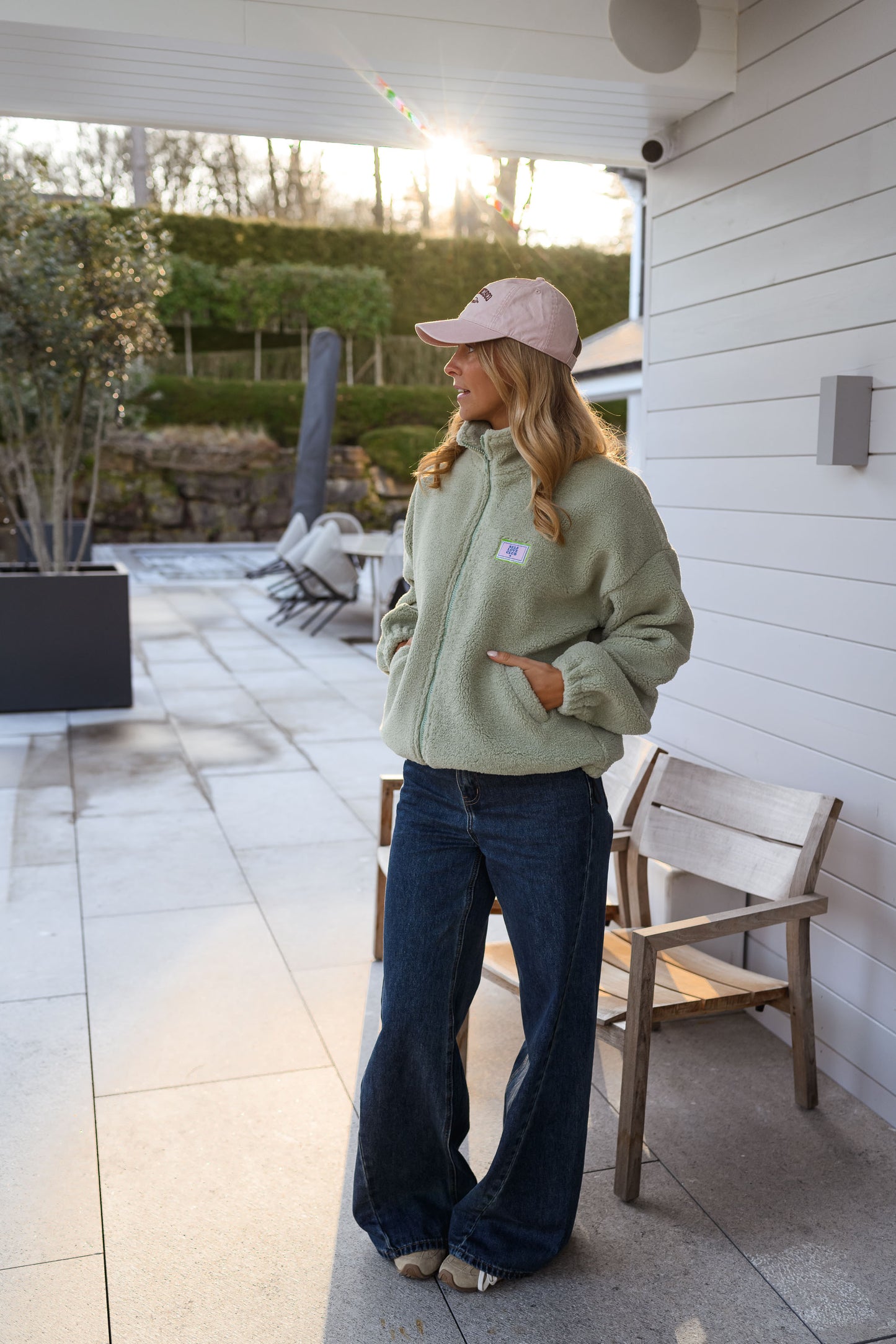 Green Ava Fleece Jacket