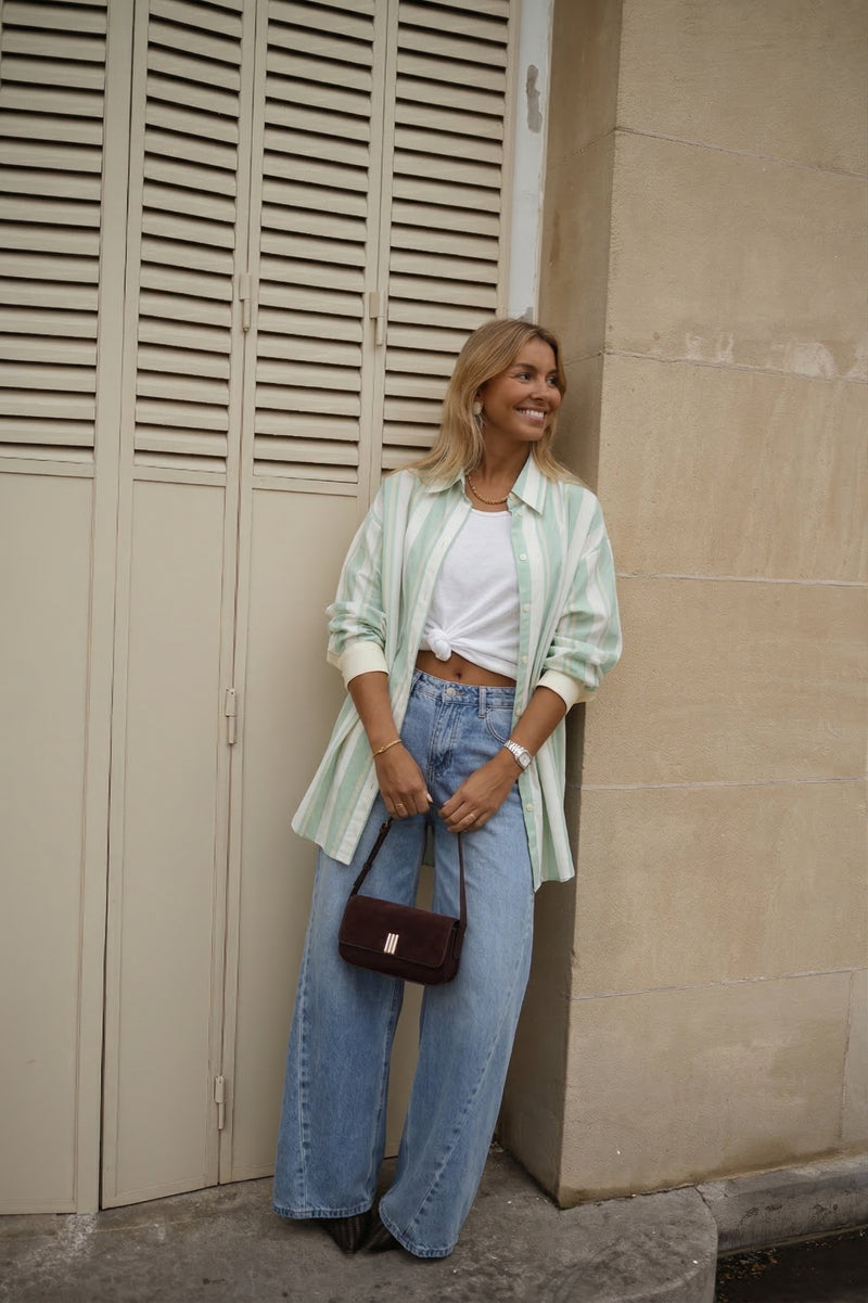Green Striped Nais Shirt