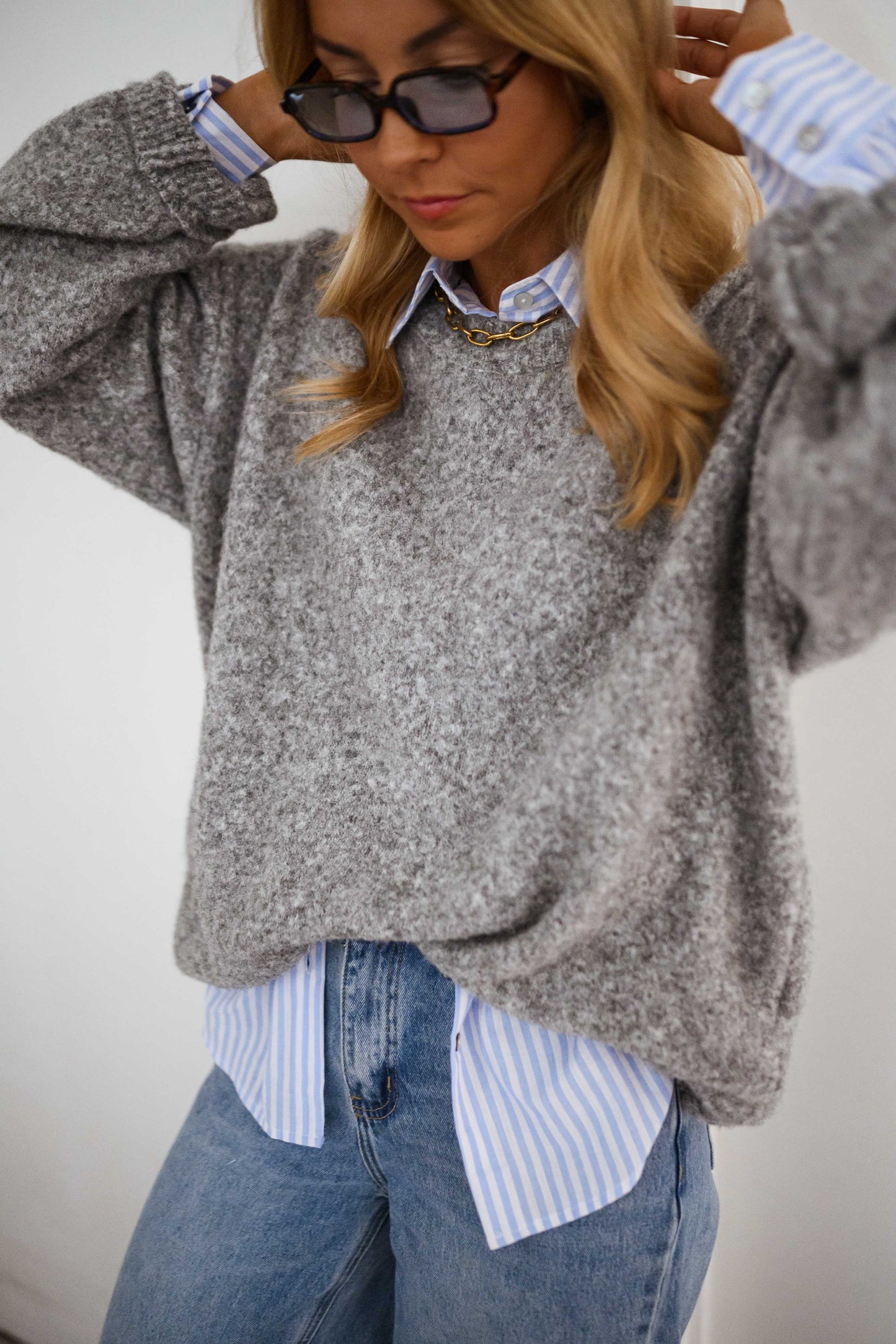 Grey Jutta Sweater