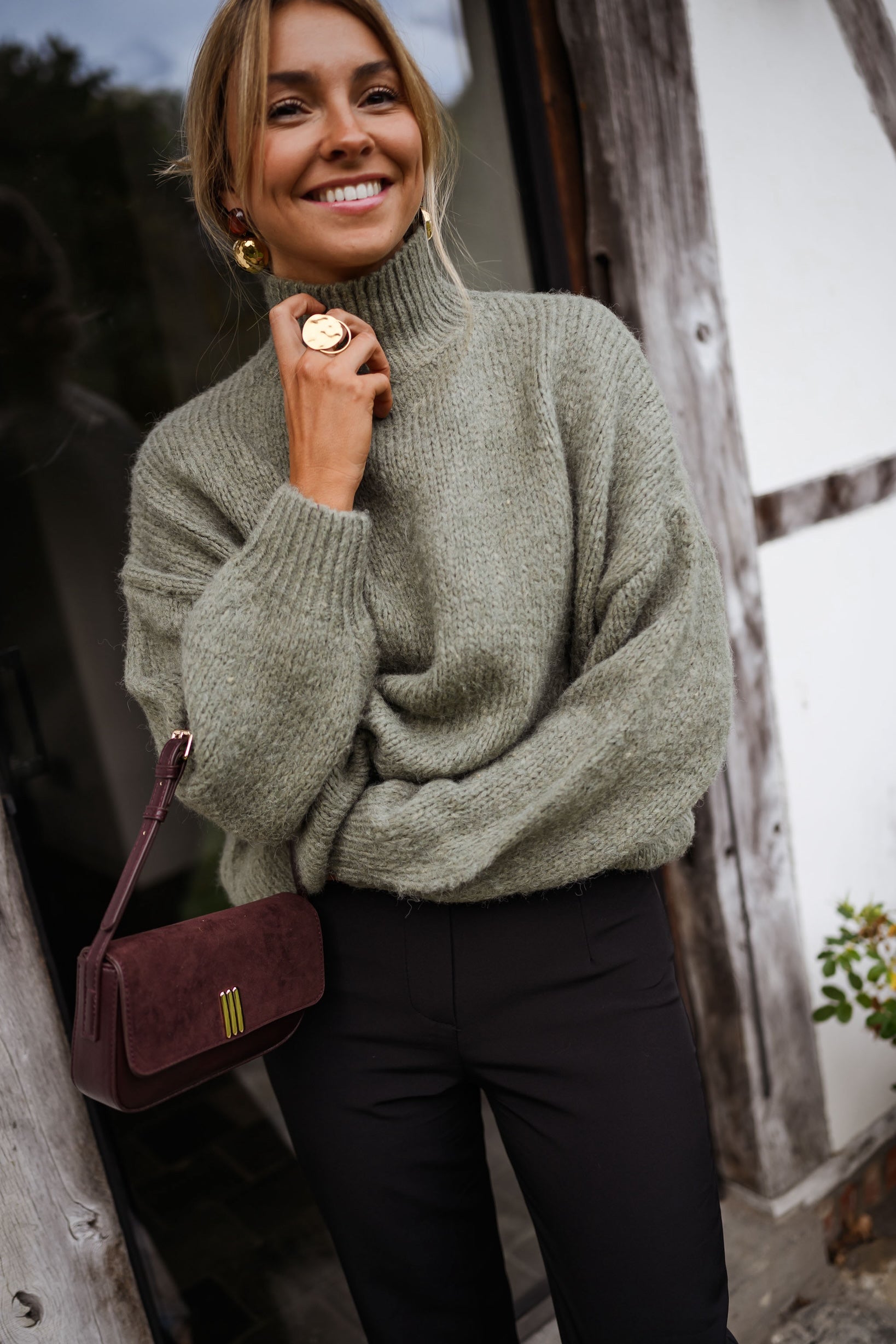 Khaki Angele Sweater
