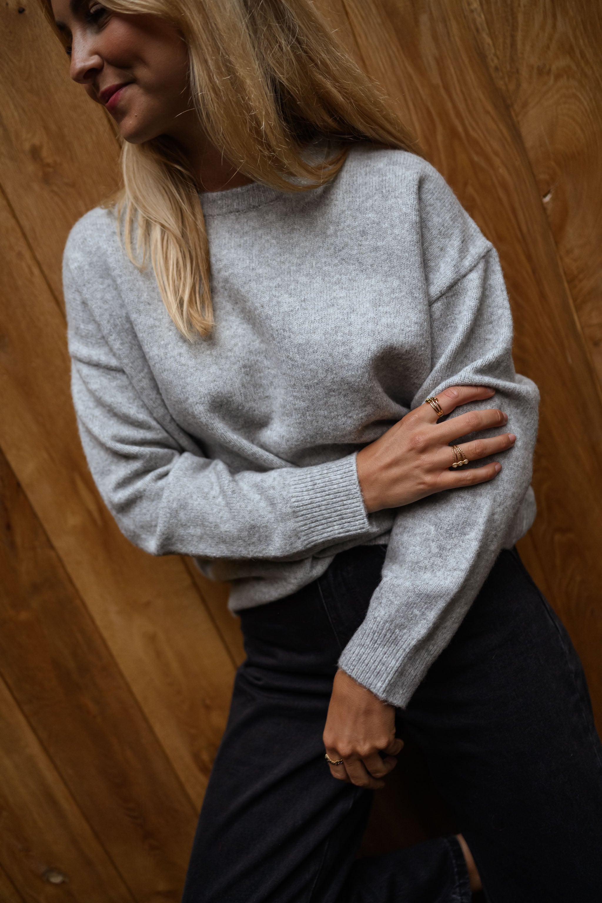 Grey Self Love Sweater