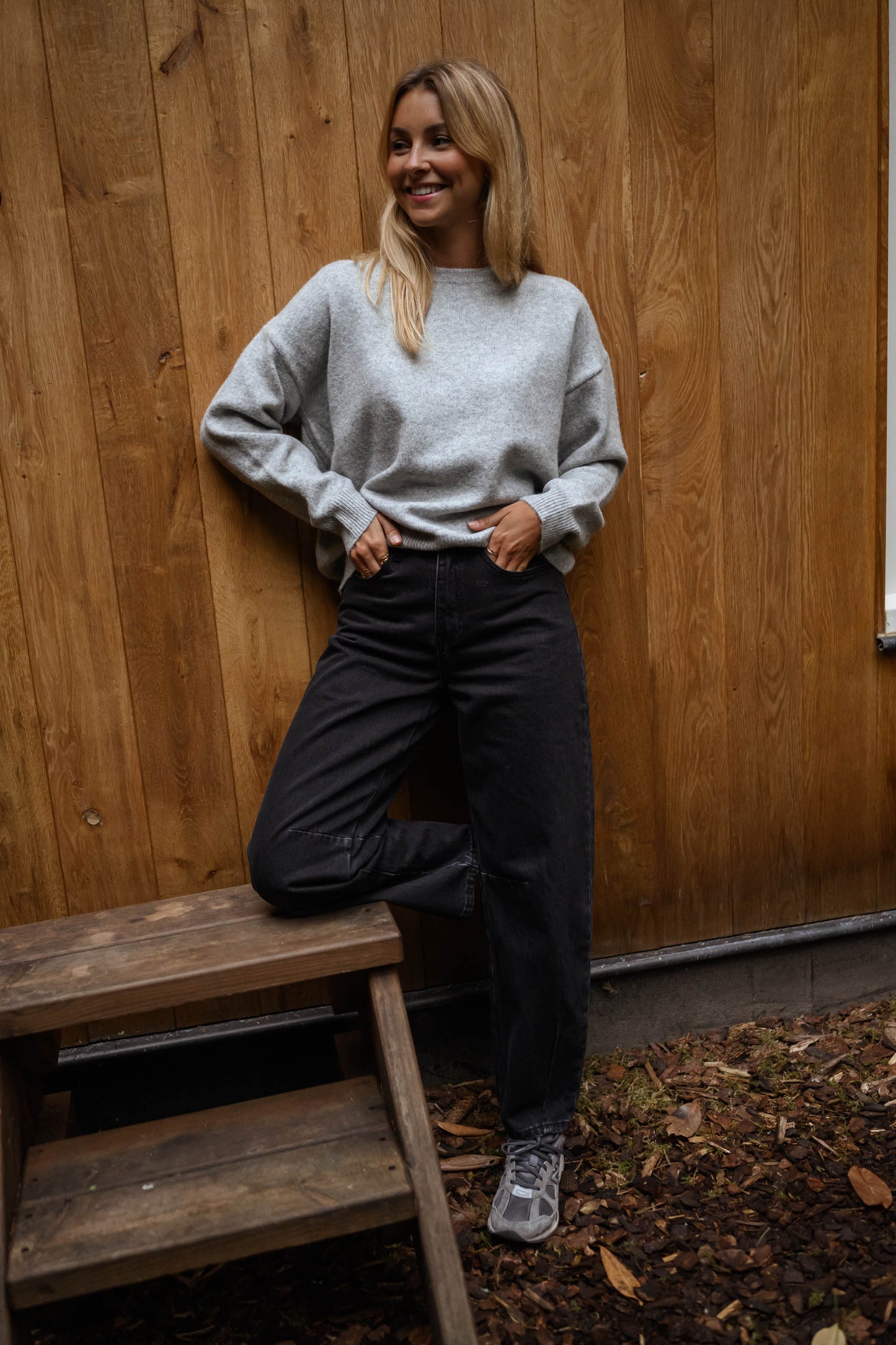 Grey Self Love Sweater