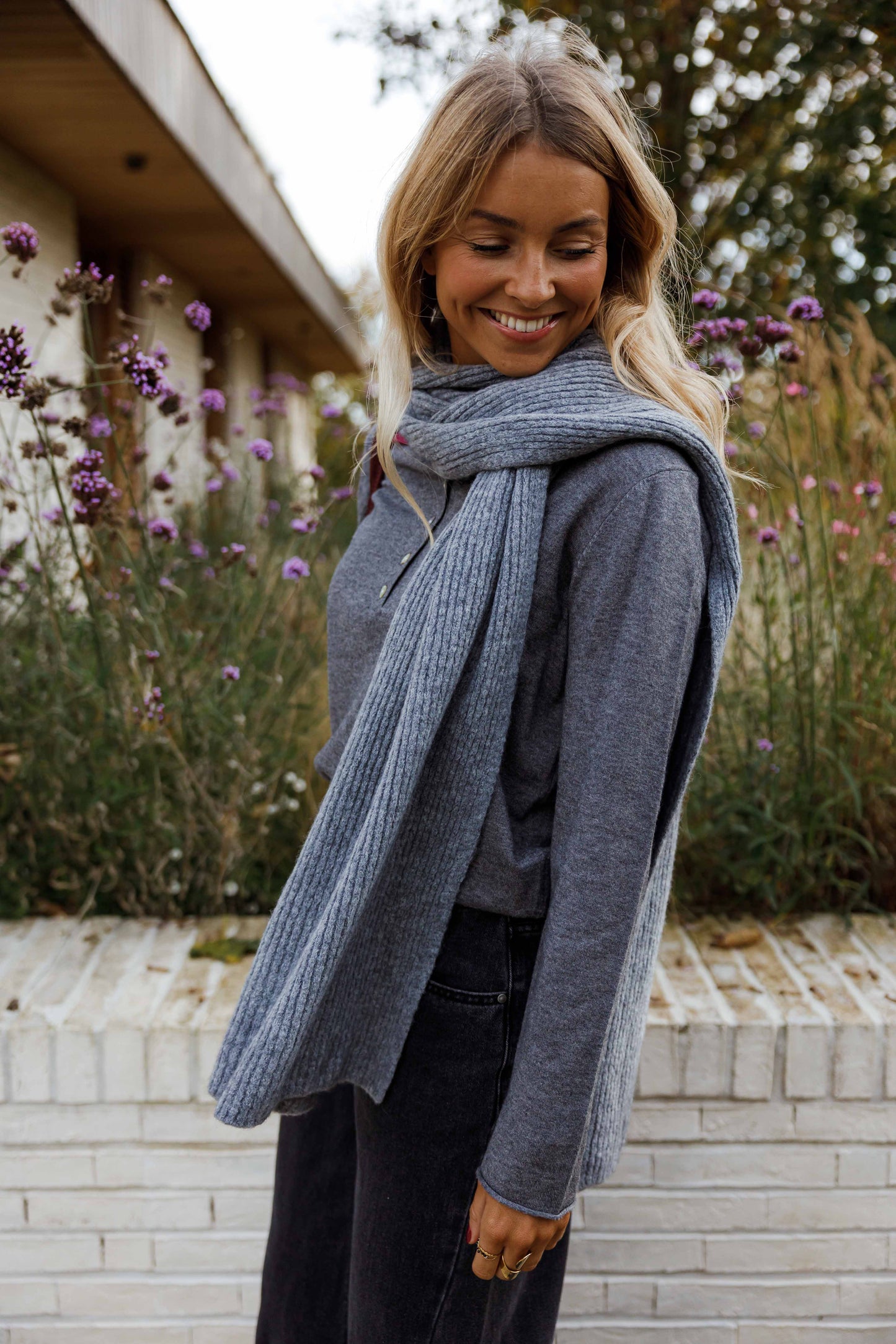 Grey Sera Scarf