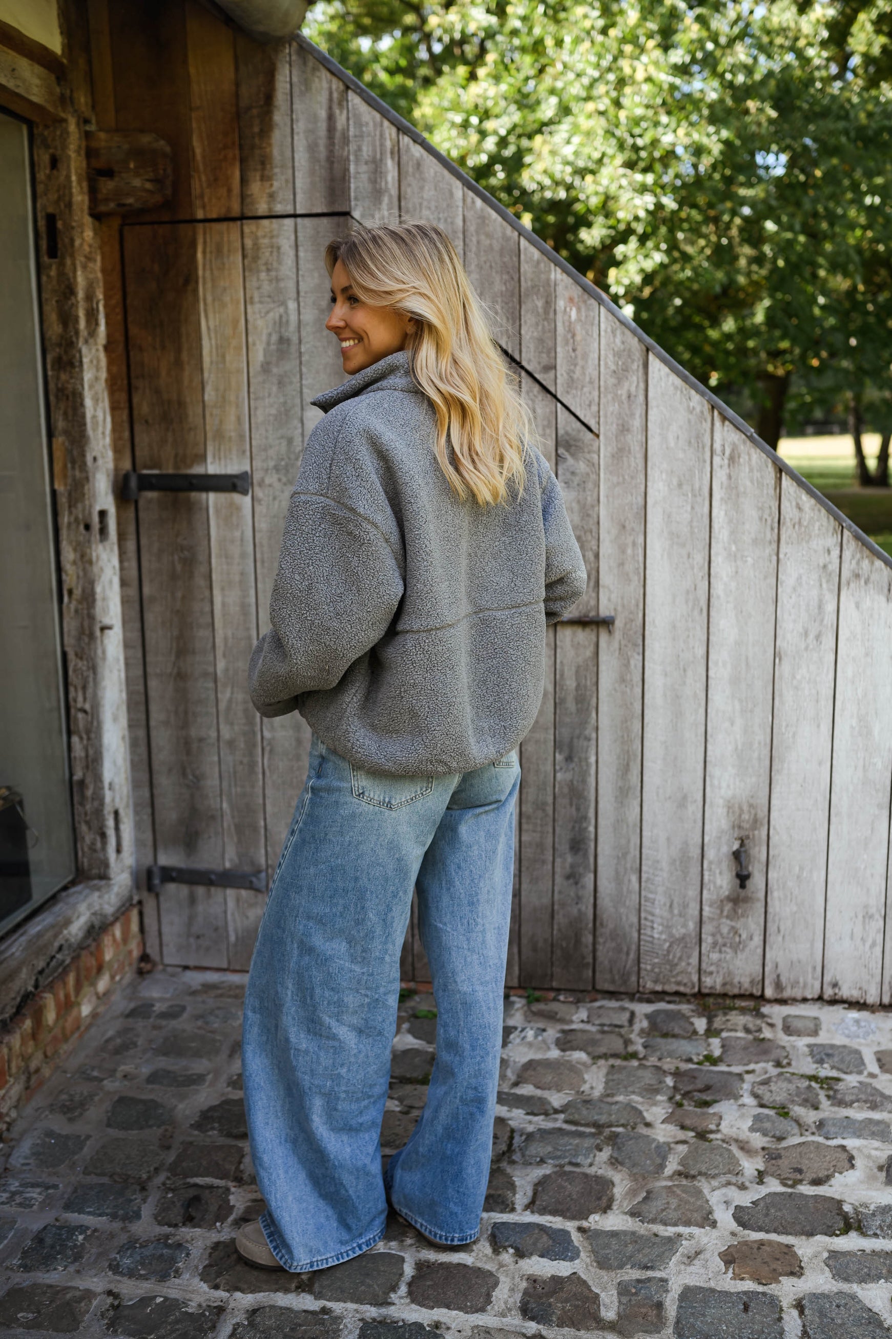 Grey Sevan Fleece Jacket