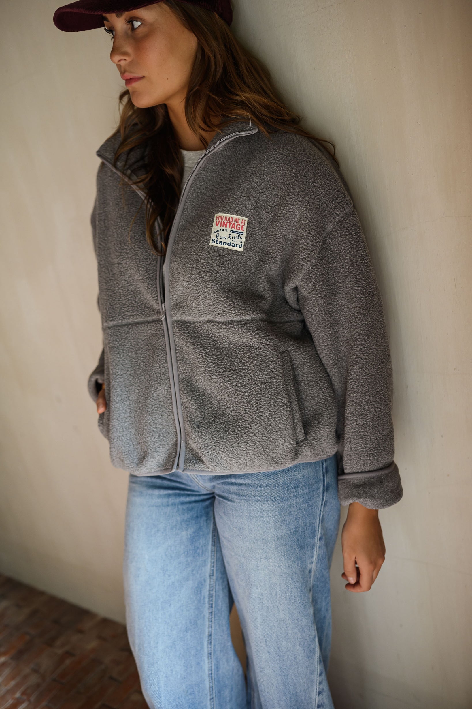 Grey Sevan Fleece Jacket