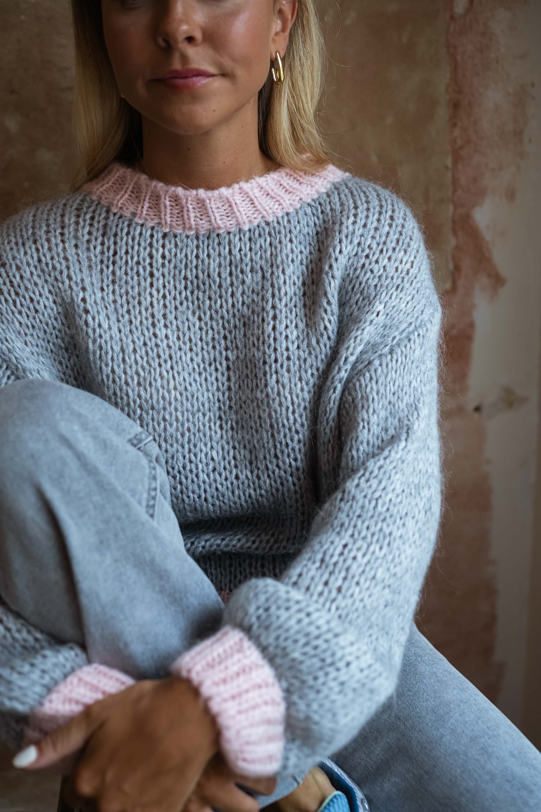 Grey Suzanne Sweater