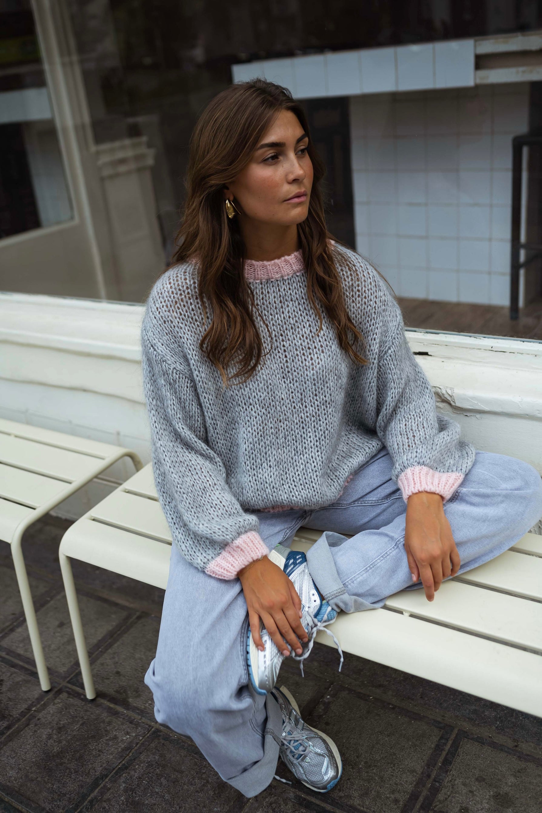 Grey Suzanne Sweater